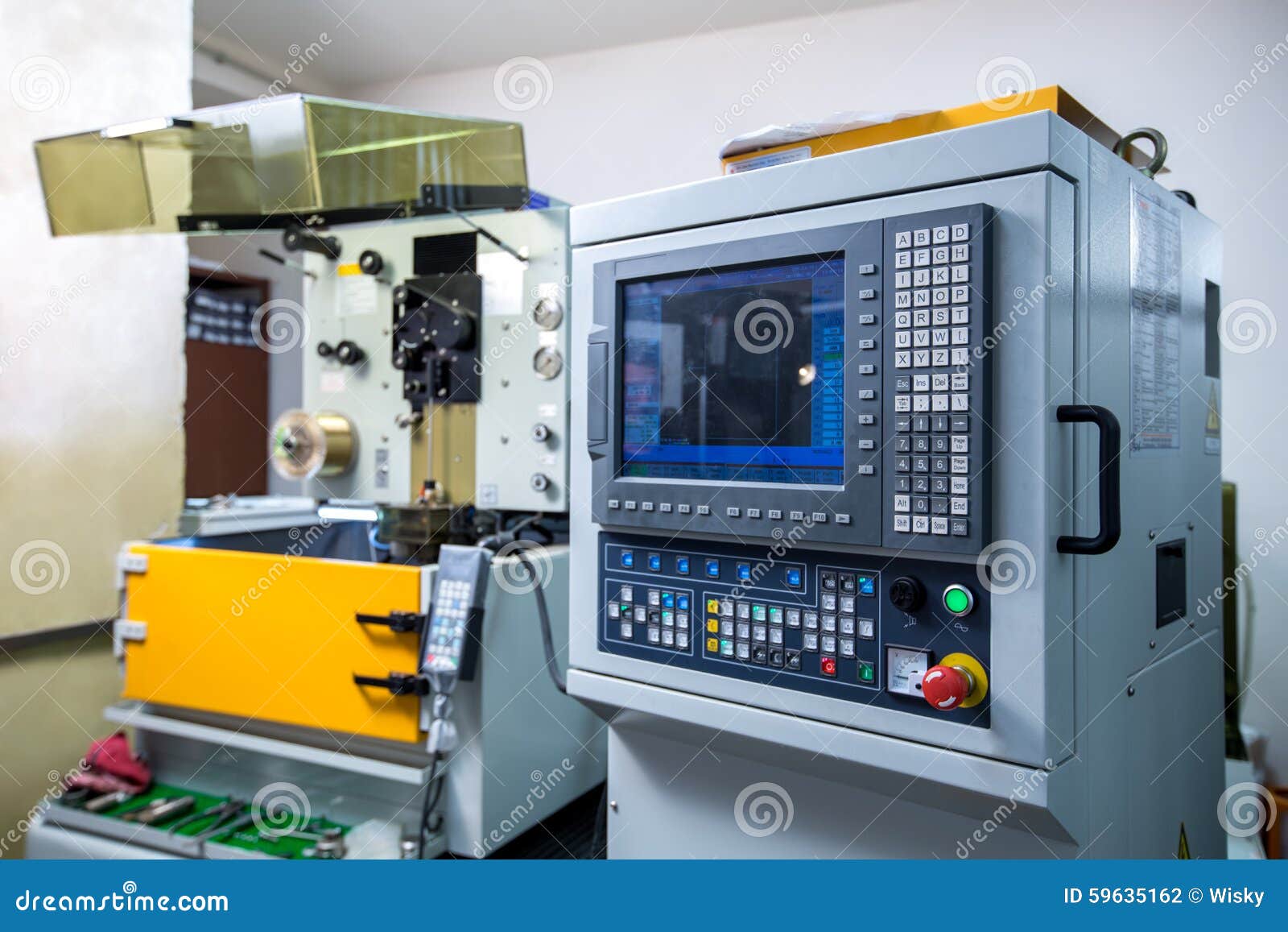 Manufacturing. Image of Arc Cutting Machine Stock Photo Image of