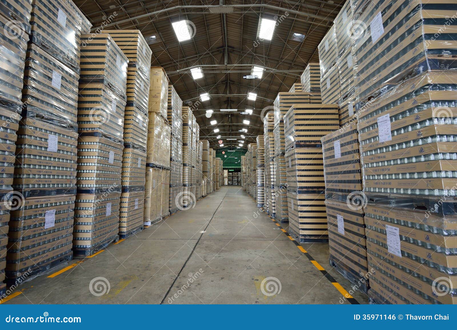 Manufacturing warehouse stock photo. Image of delivery 35971146