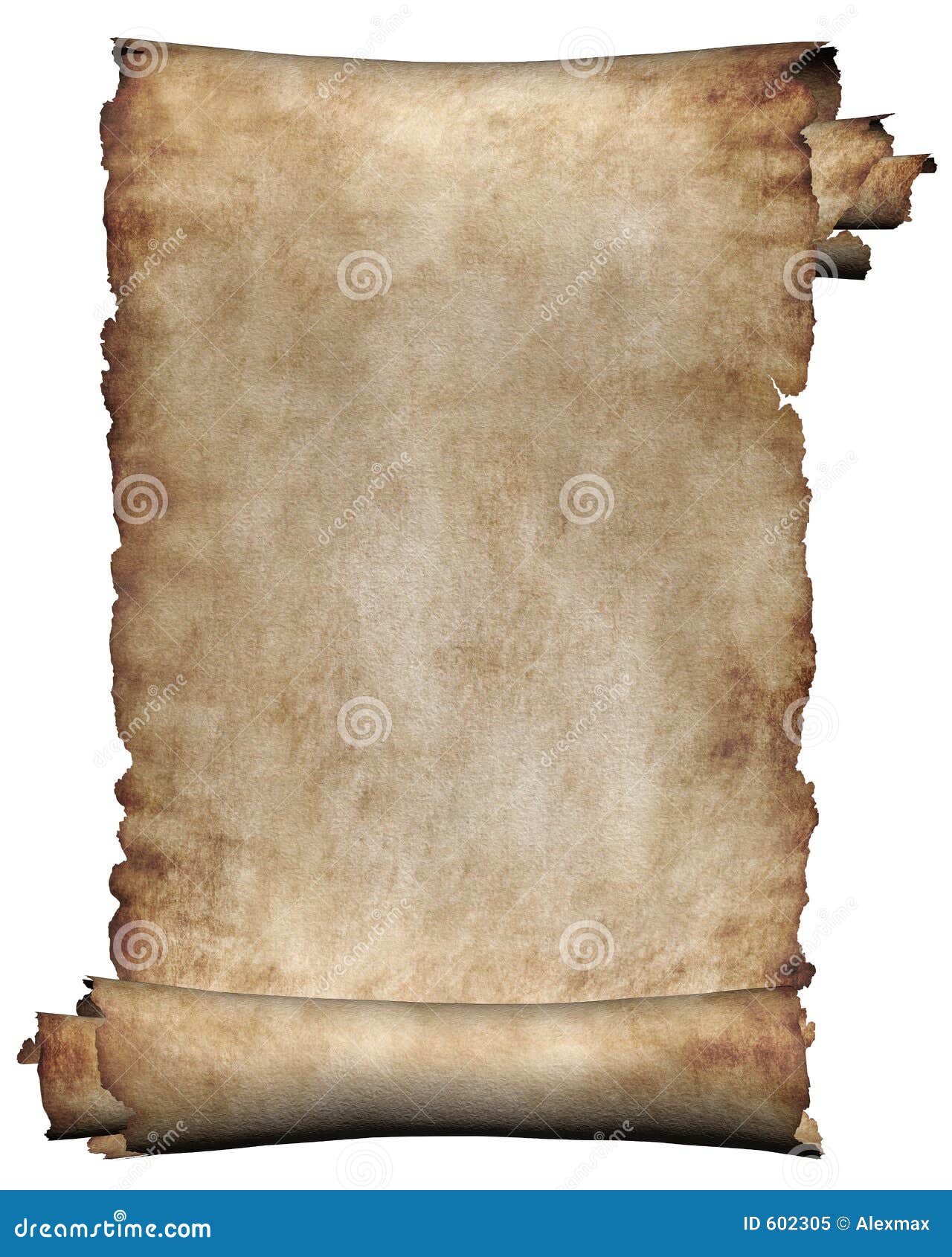 https://thumbs.dreamstime.com/z/manuscript-rough-roll-parchment-paper-texture-background-isolated-white-602305.jpg