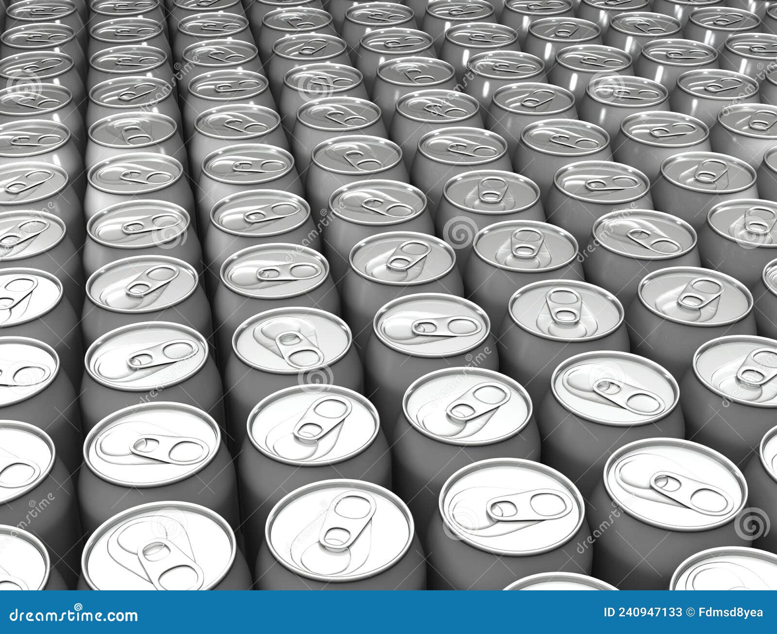 Many aluminum cans stock illustration. Illustration of silver 240947133
