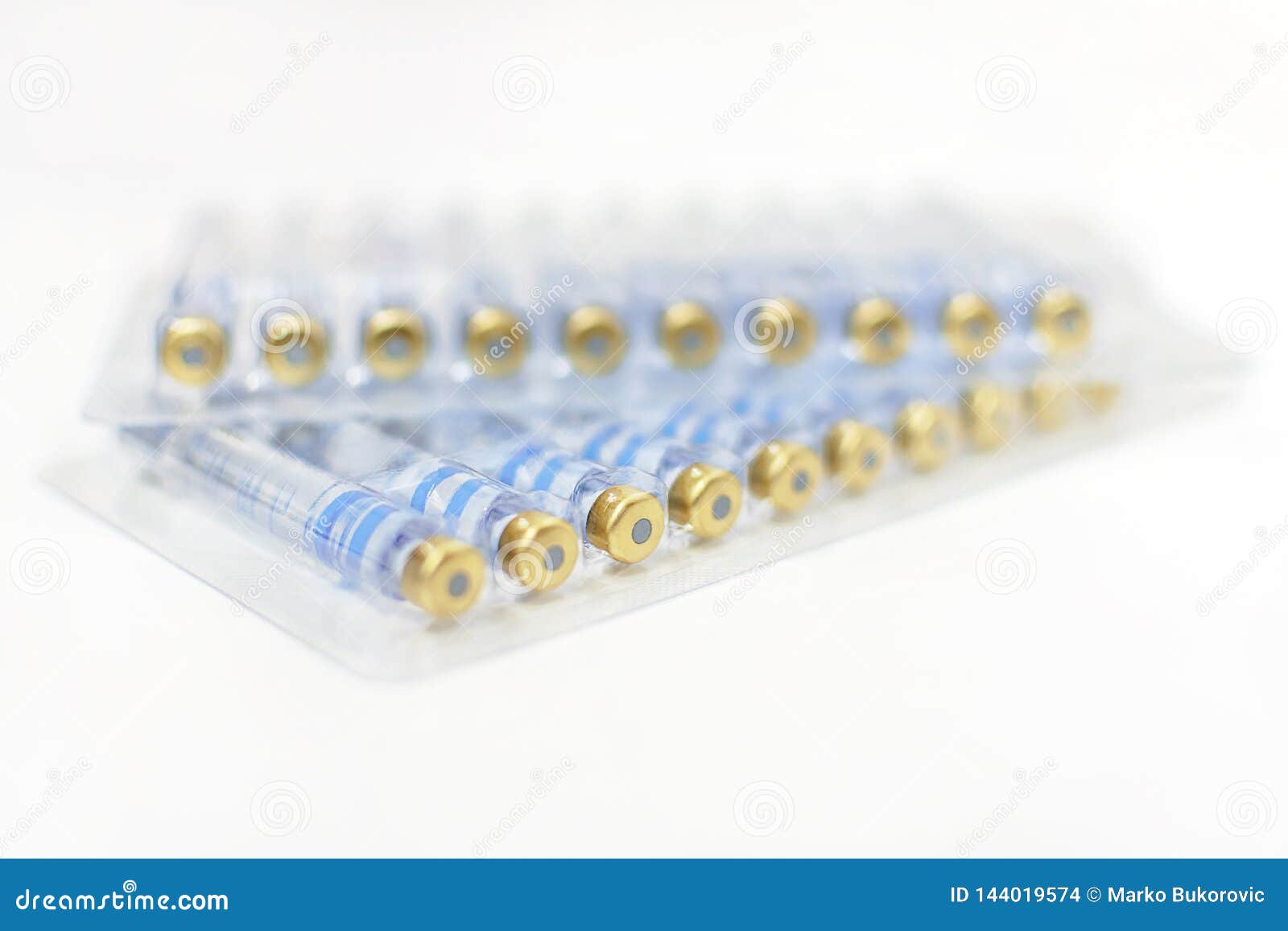 Many Ampoules Set in Pharmaceutical Packaging Stock Photo Image of