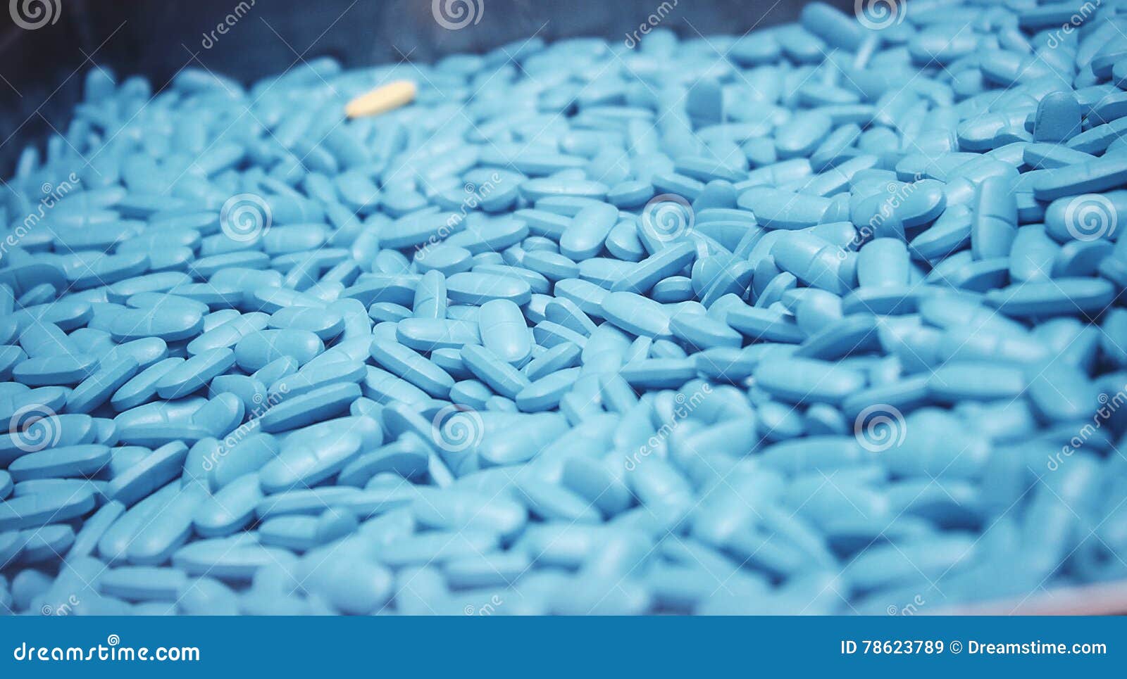 many blue pills