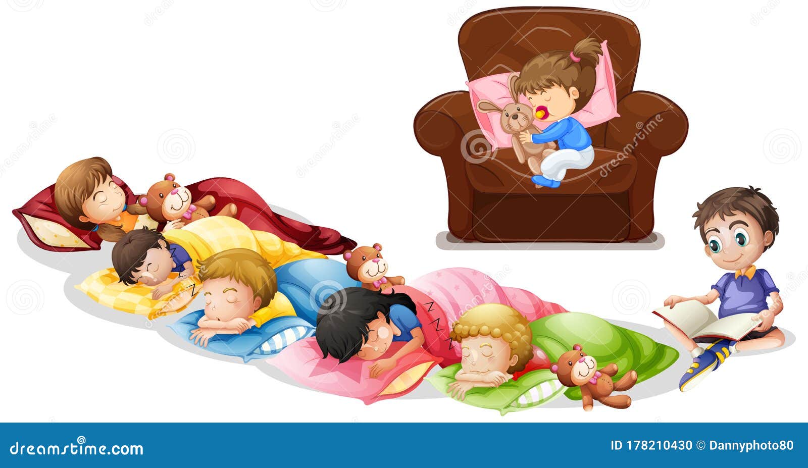 Children Taking Nap Stock Illustrations – 23 Children Taking Nap Stock  Illustrations, Vectors & Clipart - Dreamstime