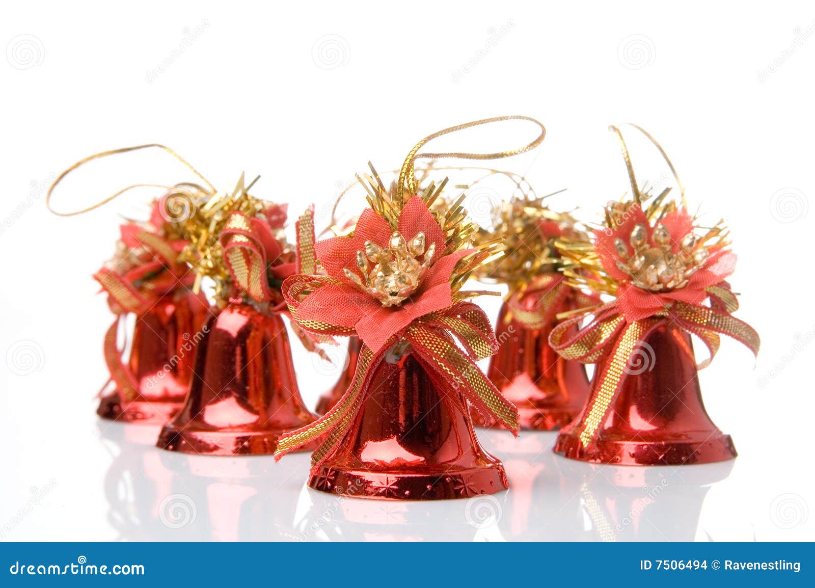 Many christmas handbells stock photo. Image of glass, reflect 7506494