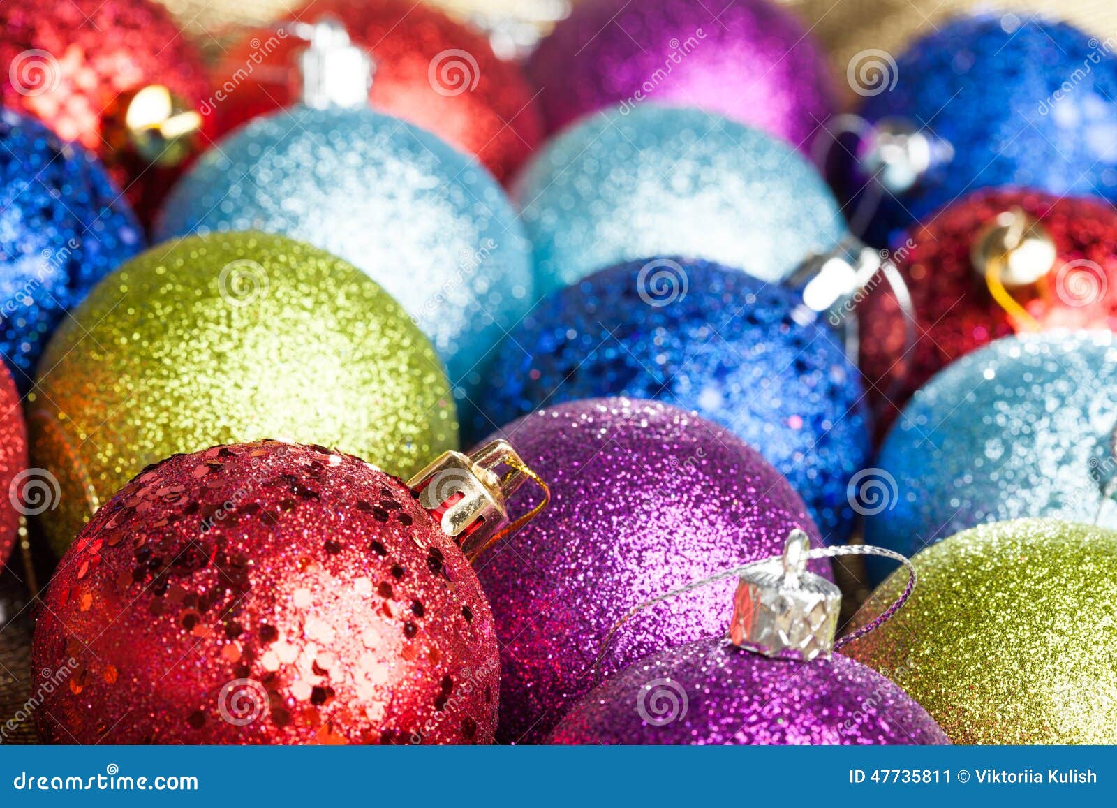 Many Colored Christmas Balls Stock Image Image of backdrop, event
