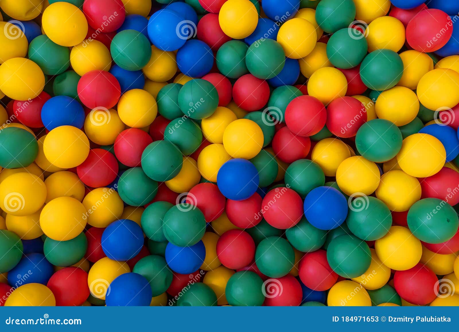 Many Colour Plastic Balls Stock Image 44591035