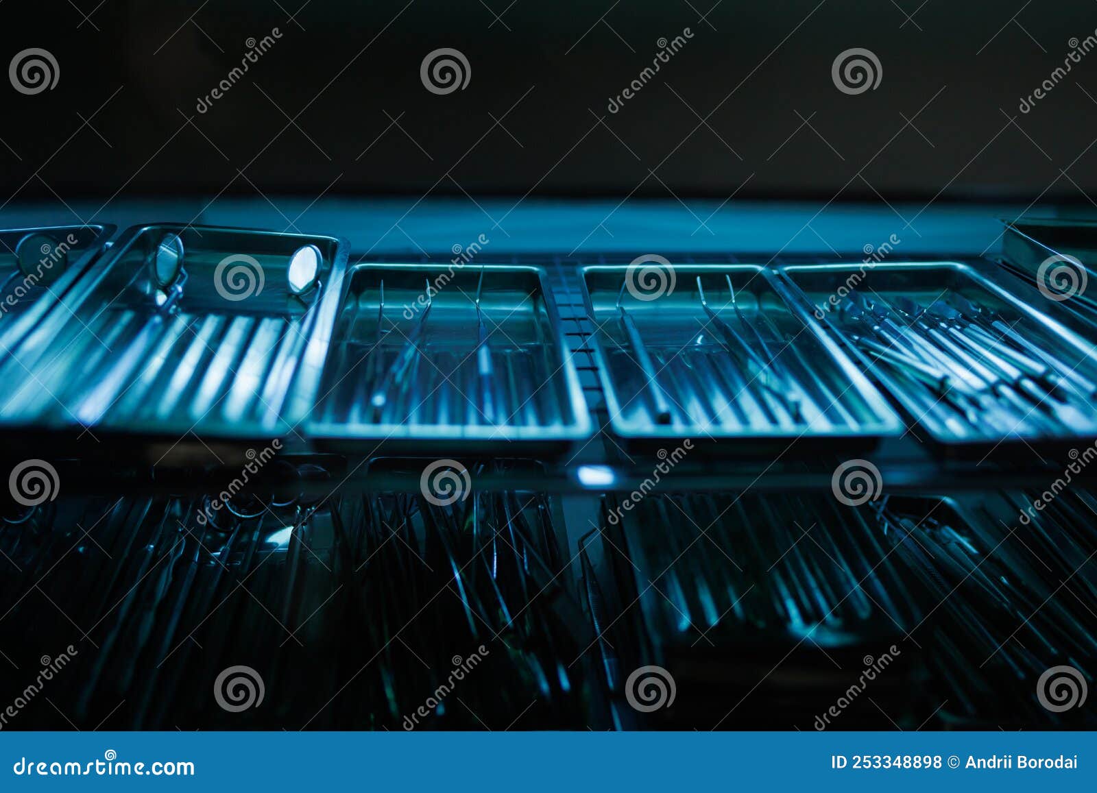 Many Dental Instruments that are Sterilized in Autoclave Under the High