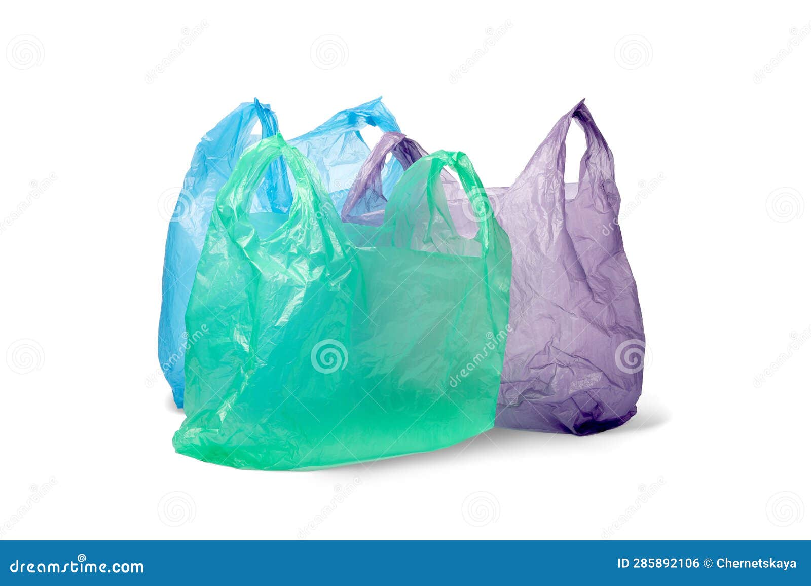 Many Different Plastic Bags on White Background Stock Photo Image of clean, disposable 285892106