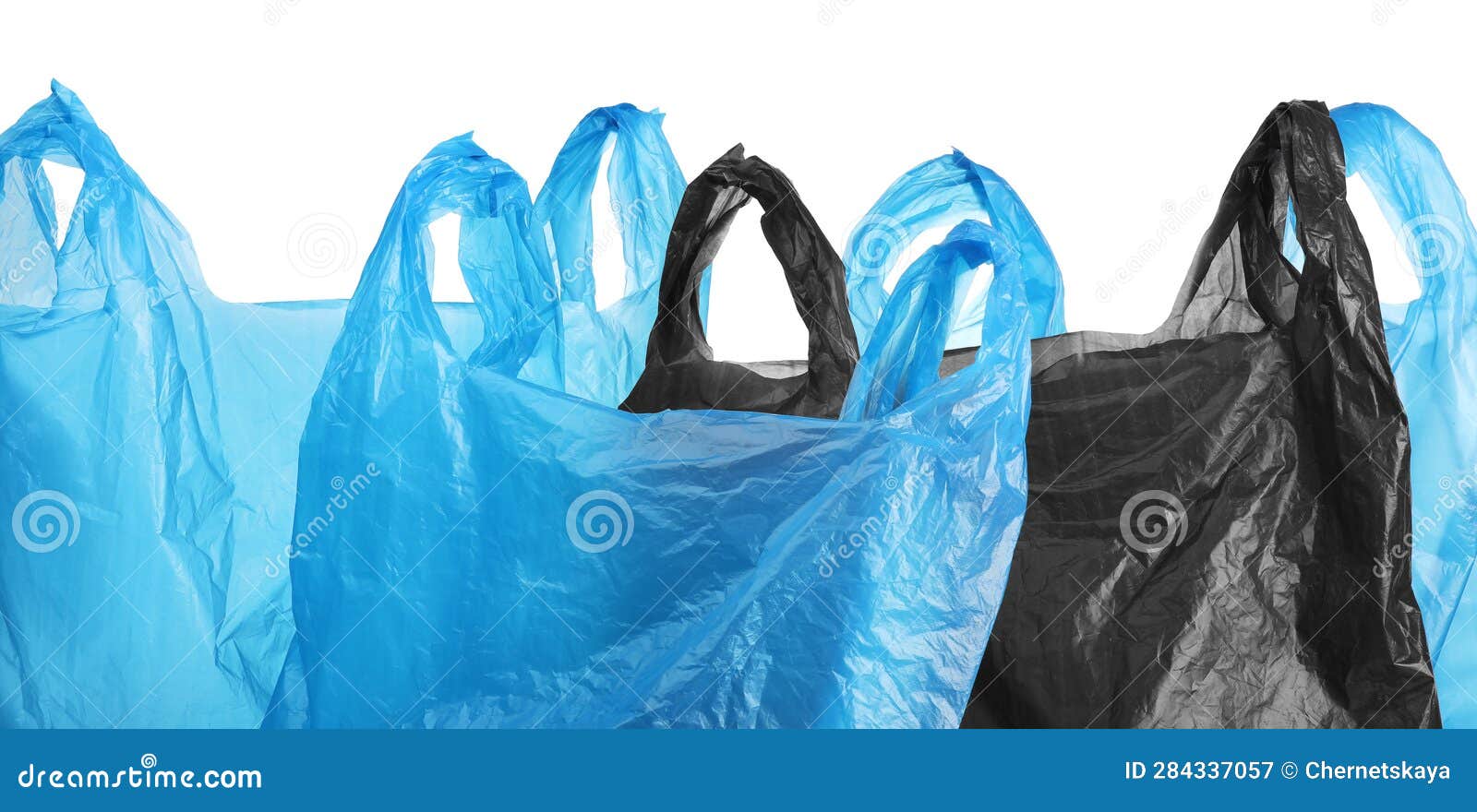 Many Different Plastic Bags on White Background Stock Image Image of pollution, polythene