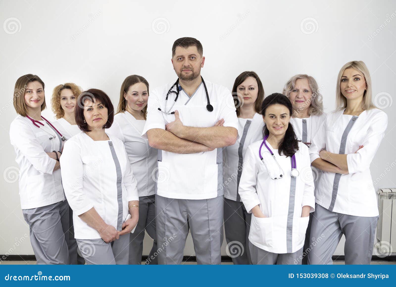 Many doctors portrait stock photo. Image of indoors - 153039308