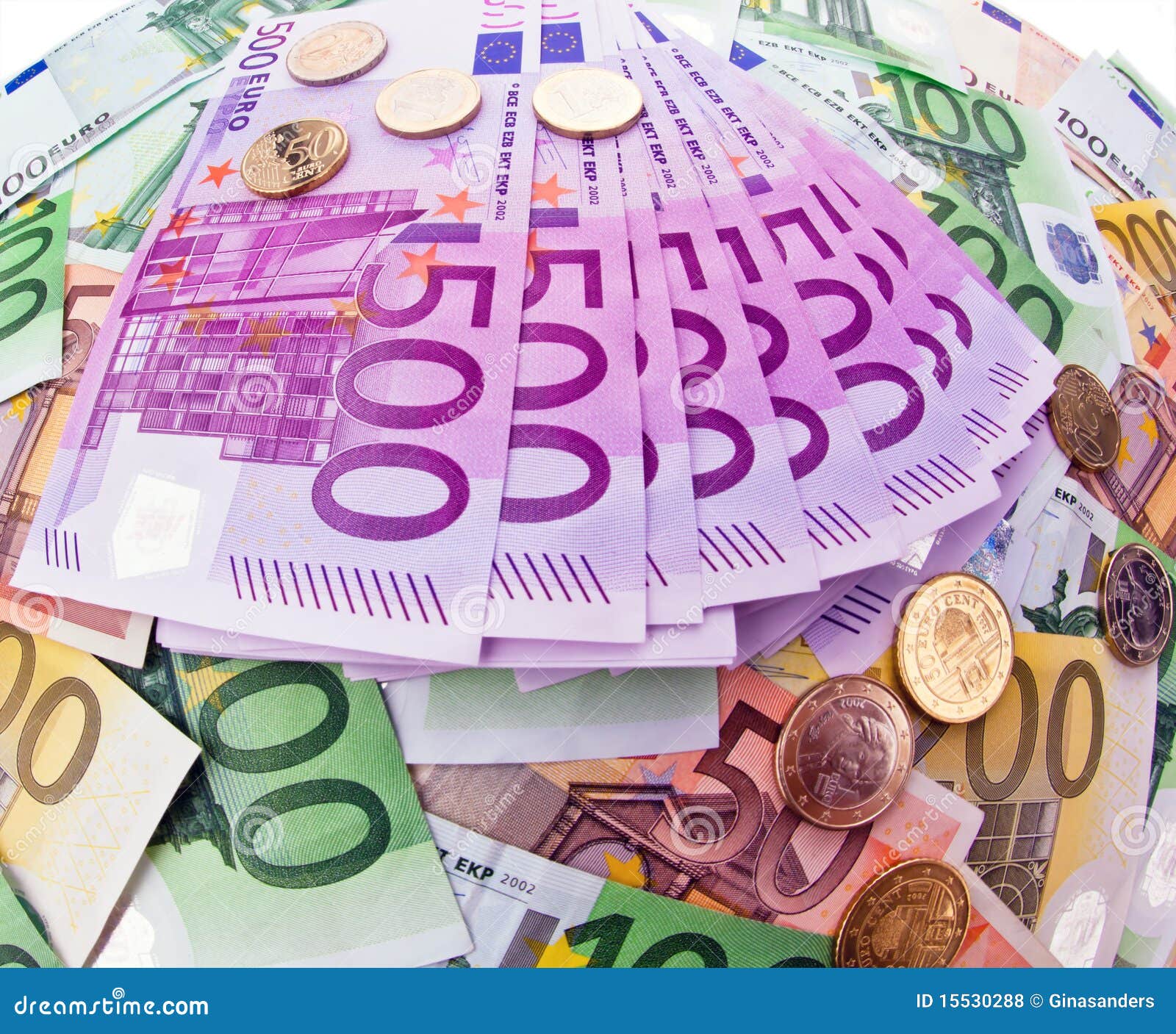 Many Euro Banknotes Stock Photo Image Of Assets Expenditure