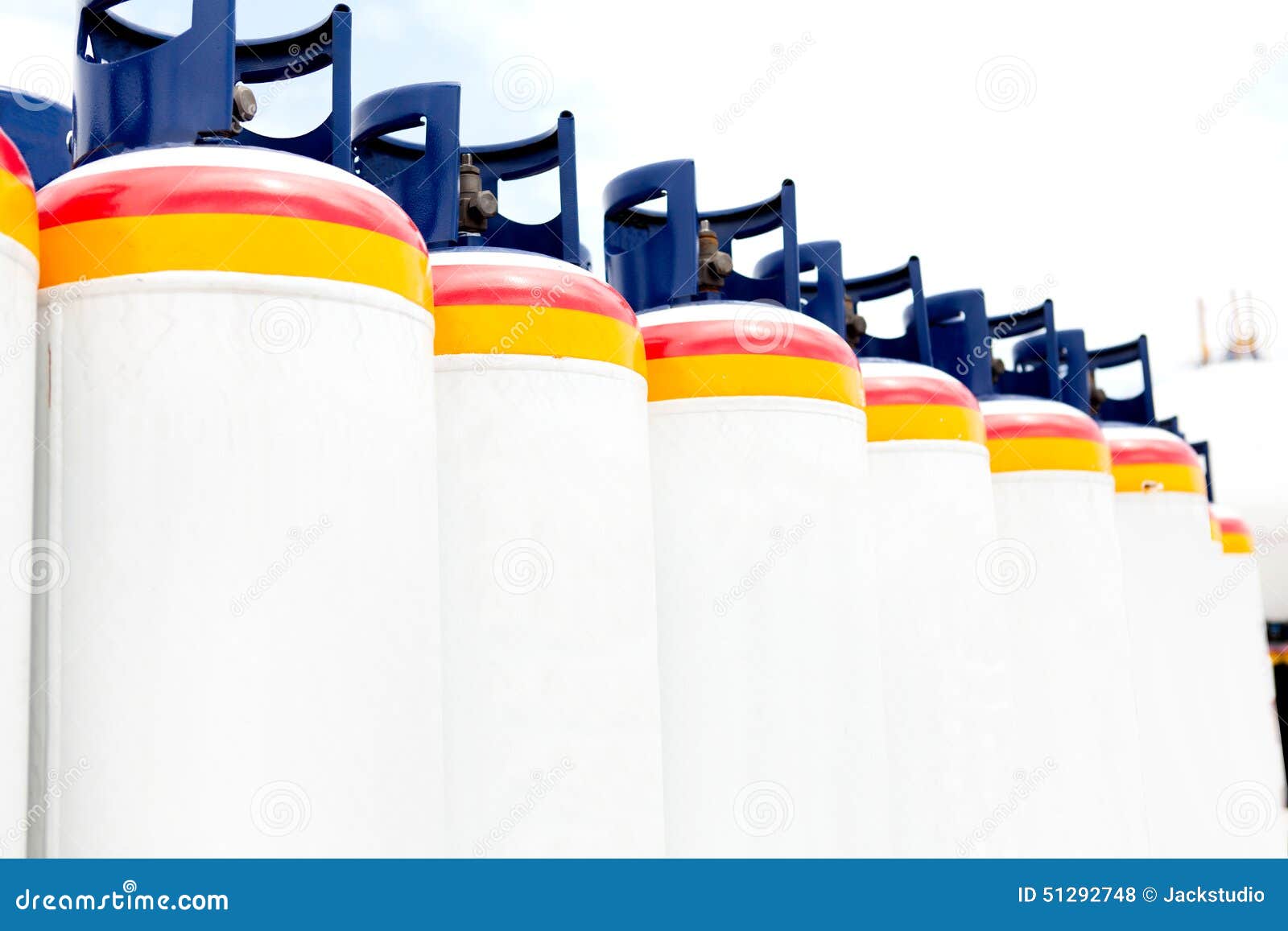 Many of the Gas tanks stock photo. Image of industrial 51292748