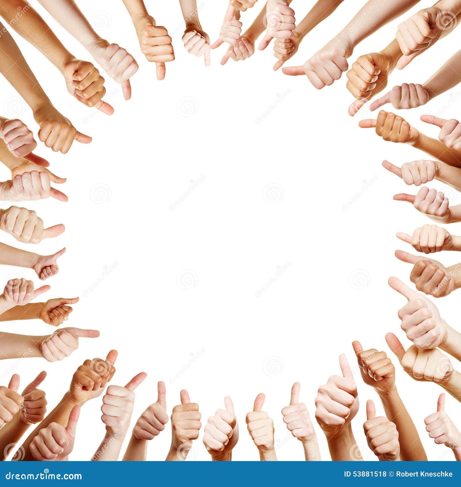 Many Hands Holding Thumbs Up Stock Photo Image of network, quantity