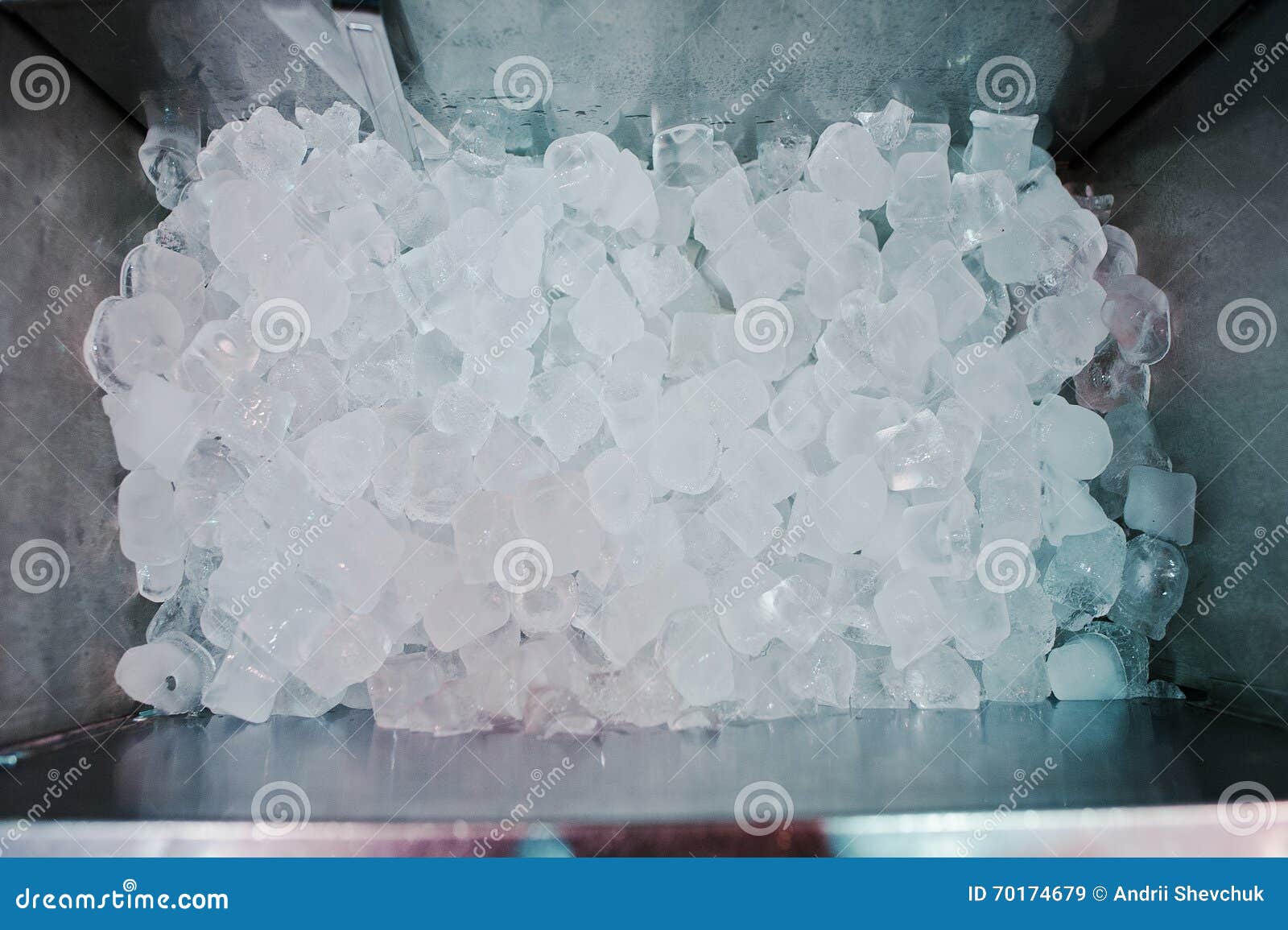 Many Ice Cubes on Fridge at the Bar Stock Image Image of refreshing, close 70174679