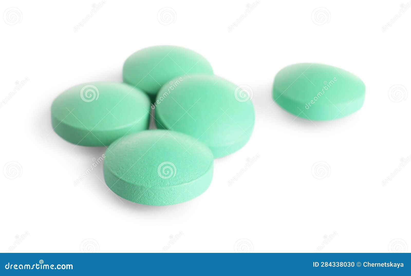 Many Light Green Pills Isolated on White Stock Photo Image of pain