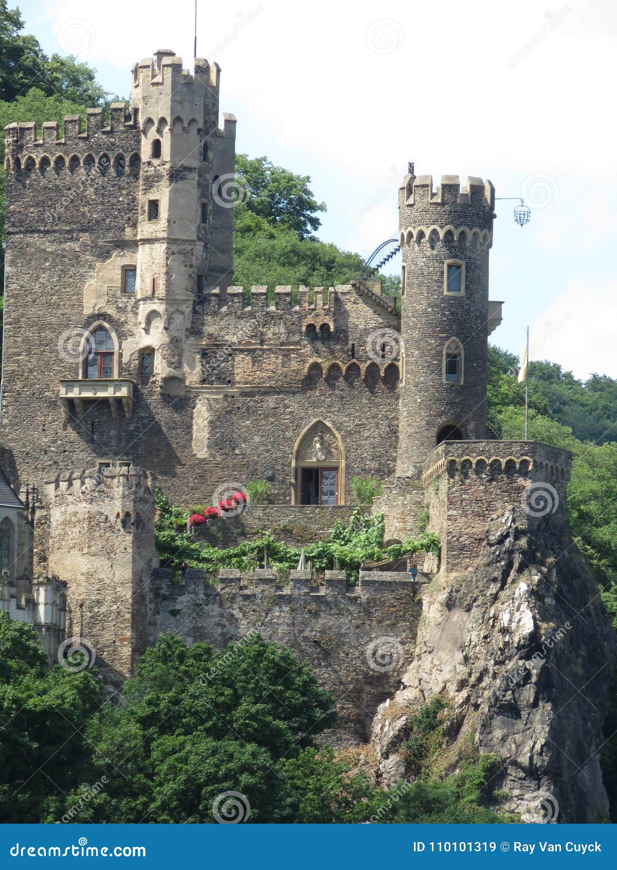 Medieval Castles Of Italy - Bard Fortress In Valle D`Aosta Royalty-Free ...