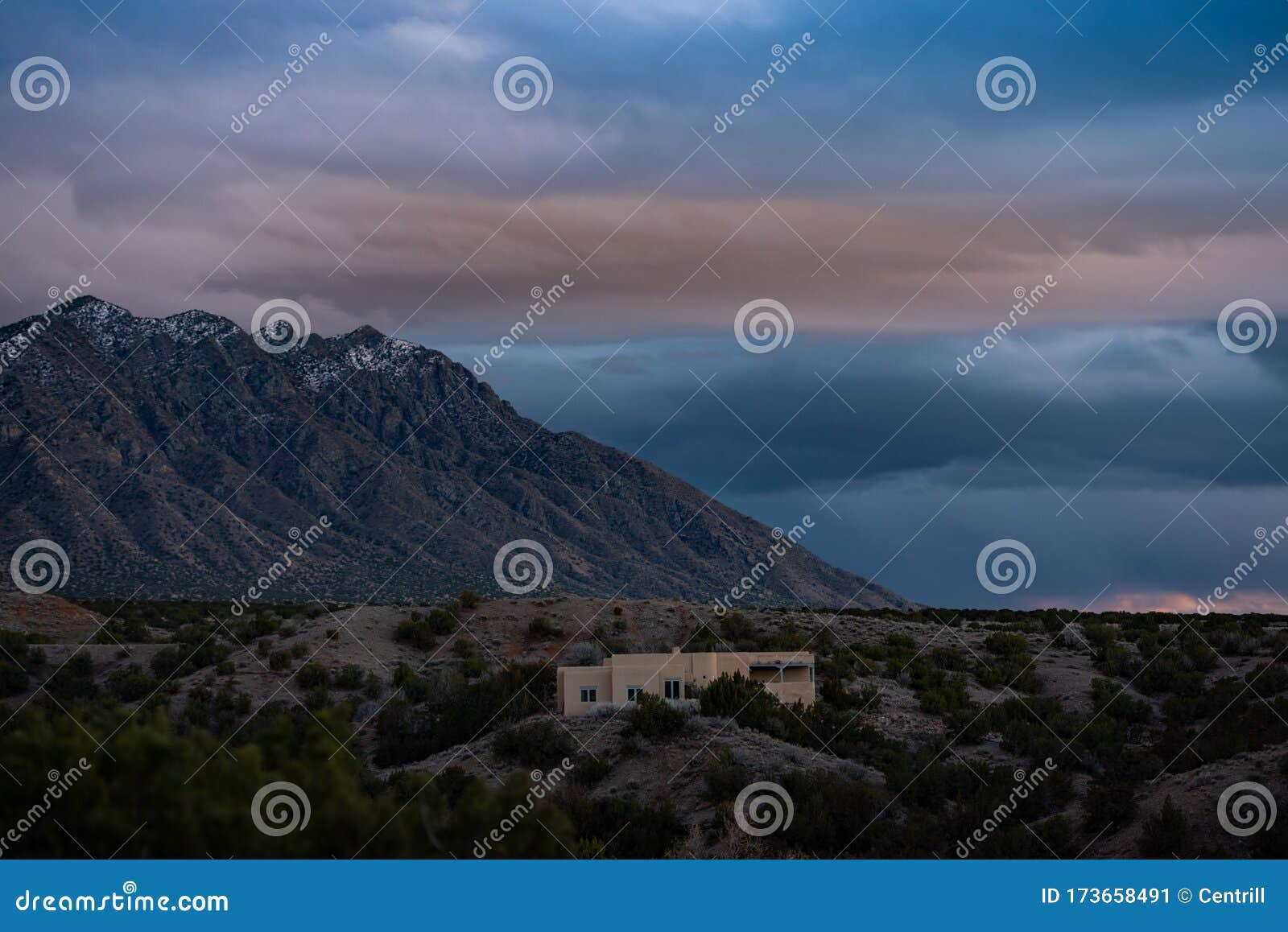 many moods of sandia mountains in new mexico