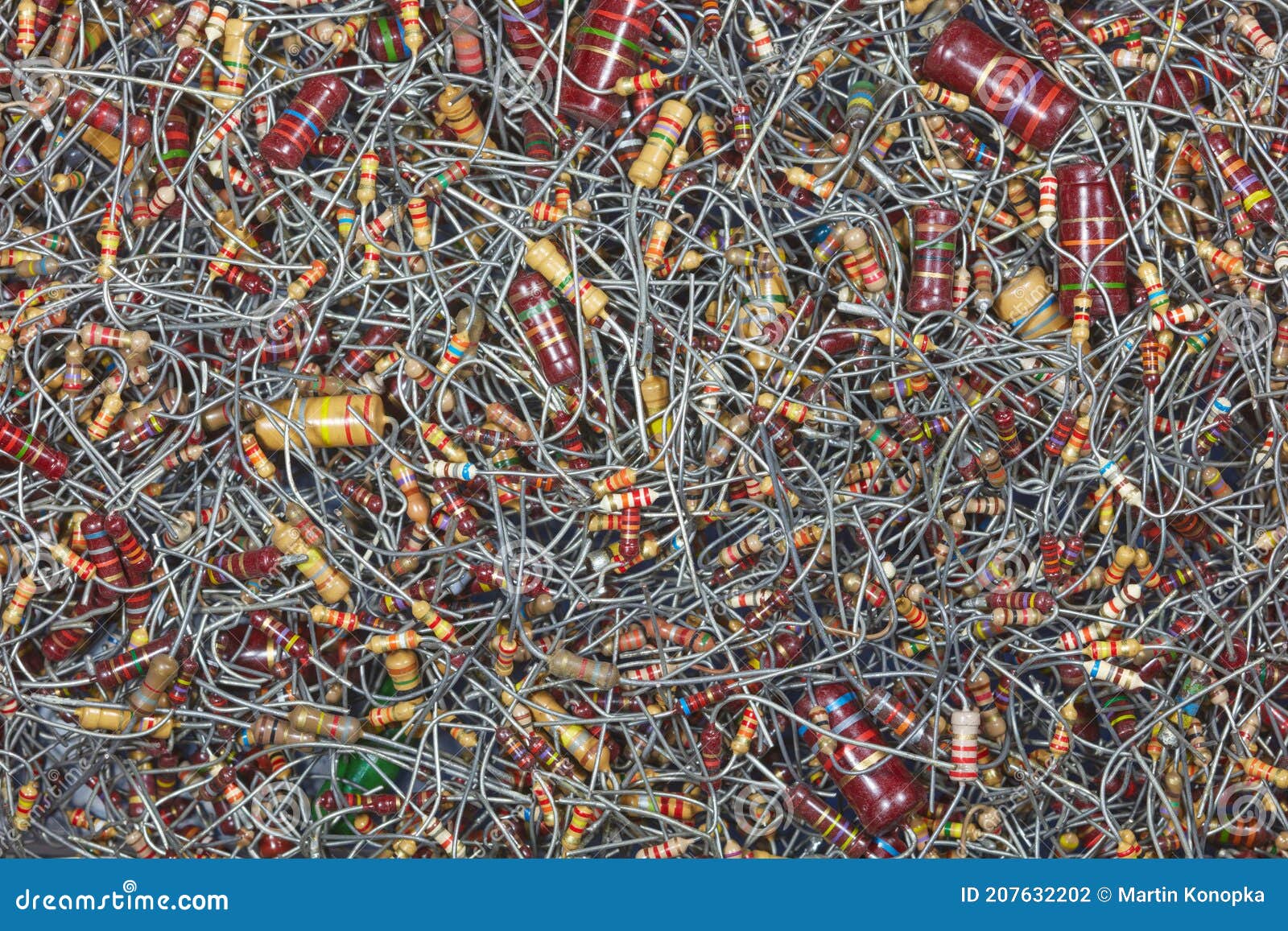 Resistors stock photo. Image of resistor, code, close 207632202