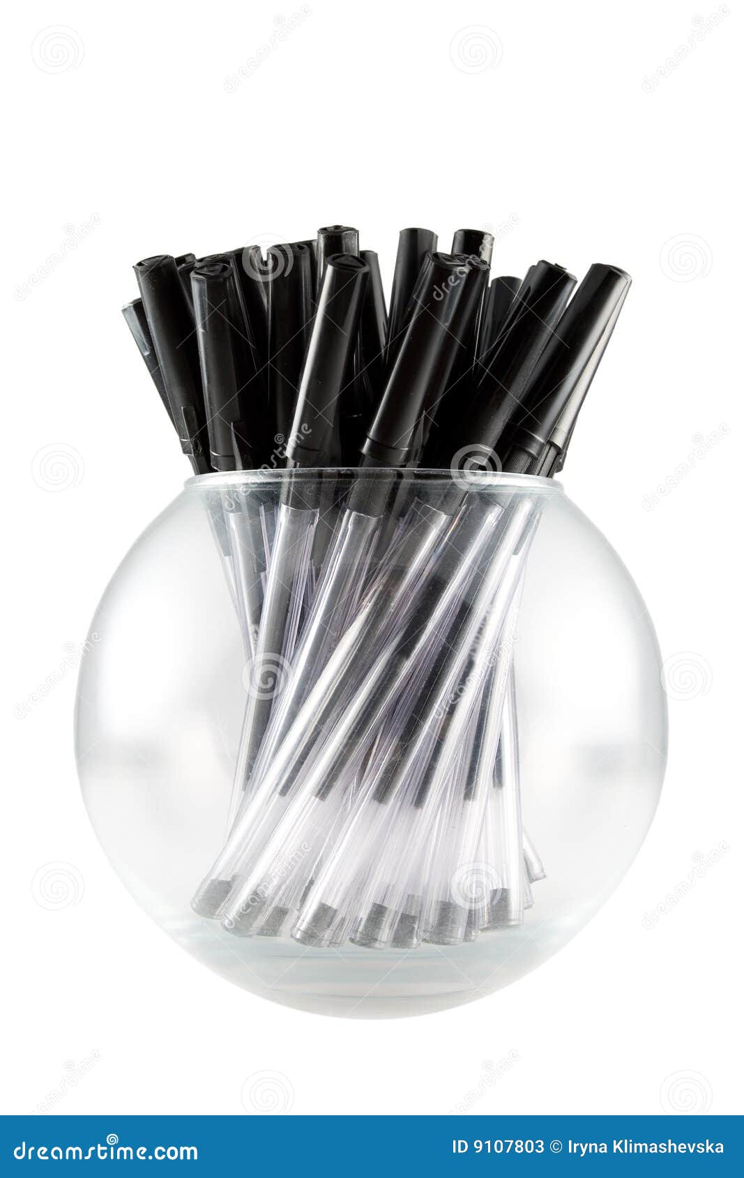 Many pens stock image. Image of tops, isolated, write 9107803