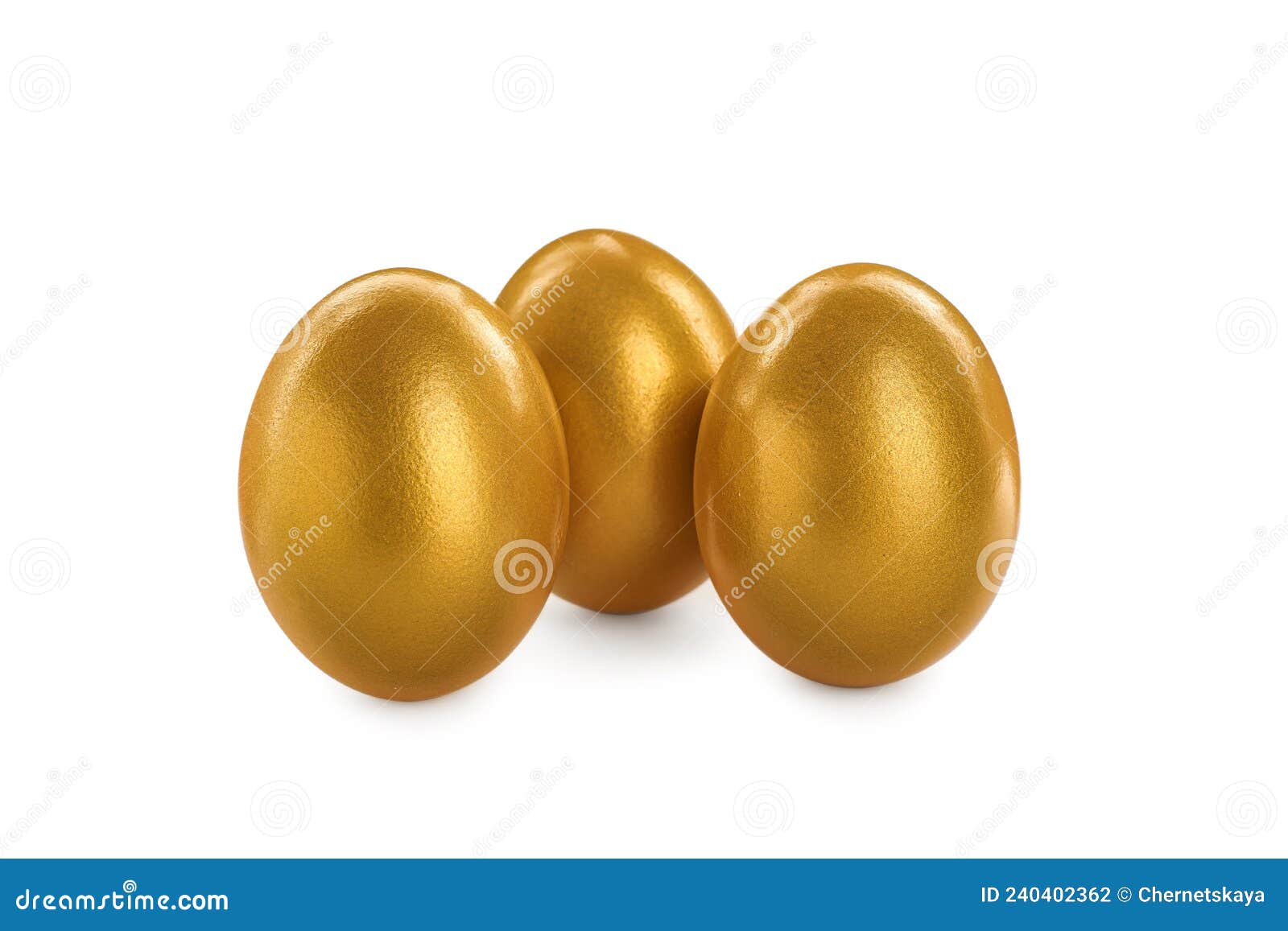 Many Shiny Golden Eggs on White Background Stock Photo Image of