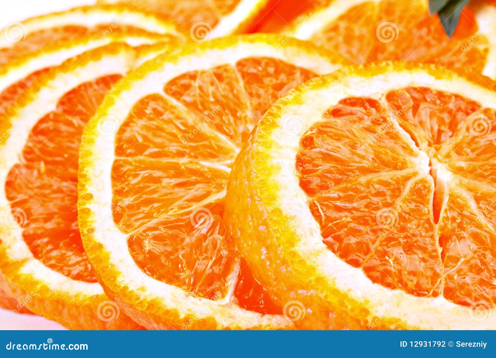 Many Sliced Oranges Stock Photo Image Of Sliced Background 12931792