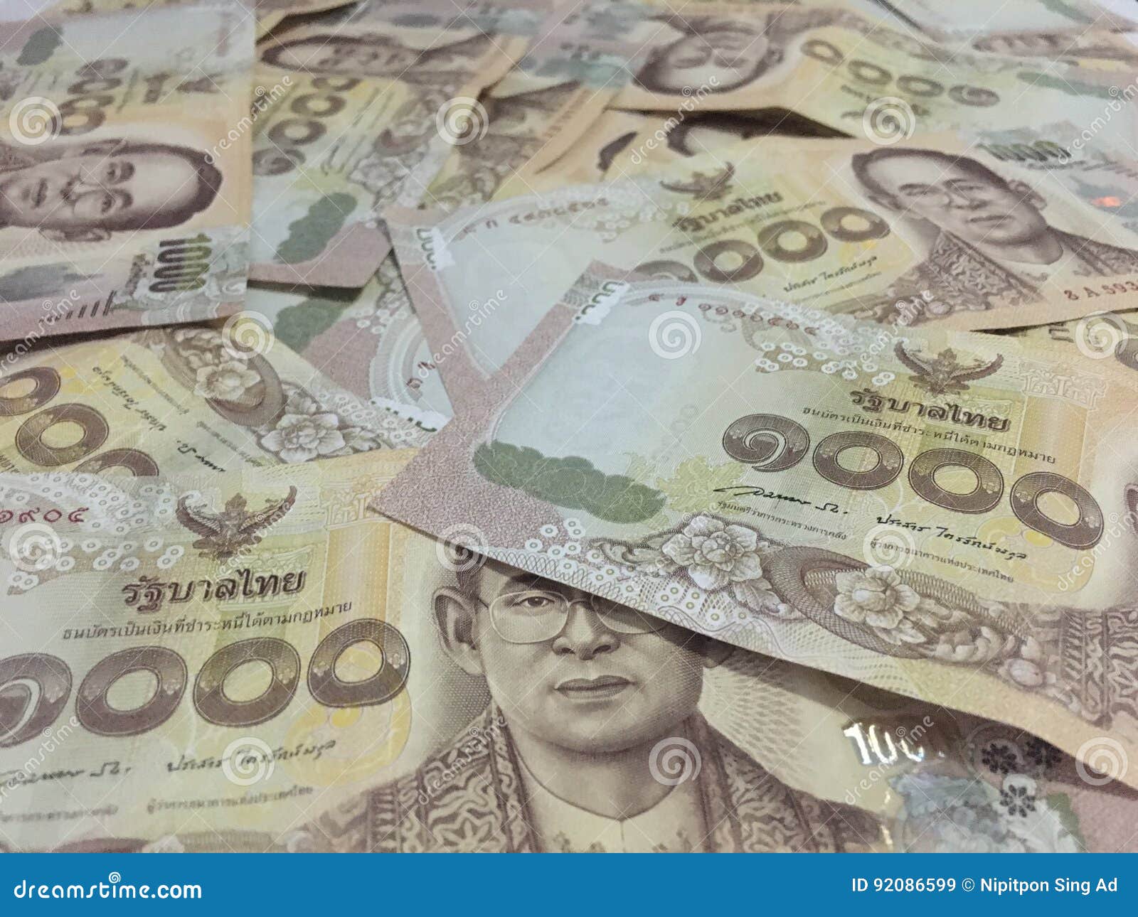 Many Thai money is rich. stock image. Image of financial 92086599