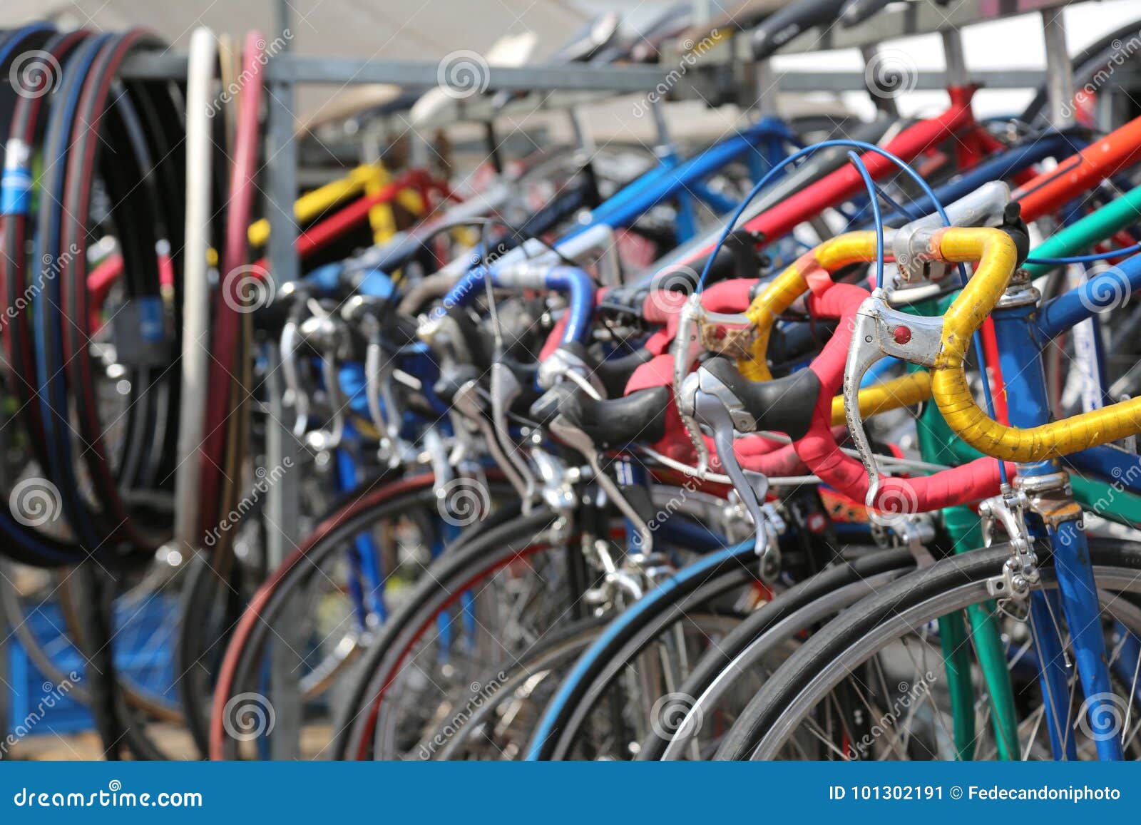 Used Bikes Sale Stock Photos