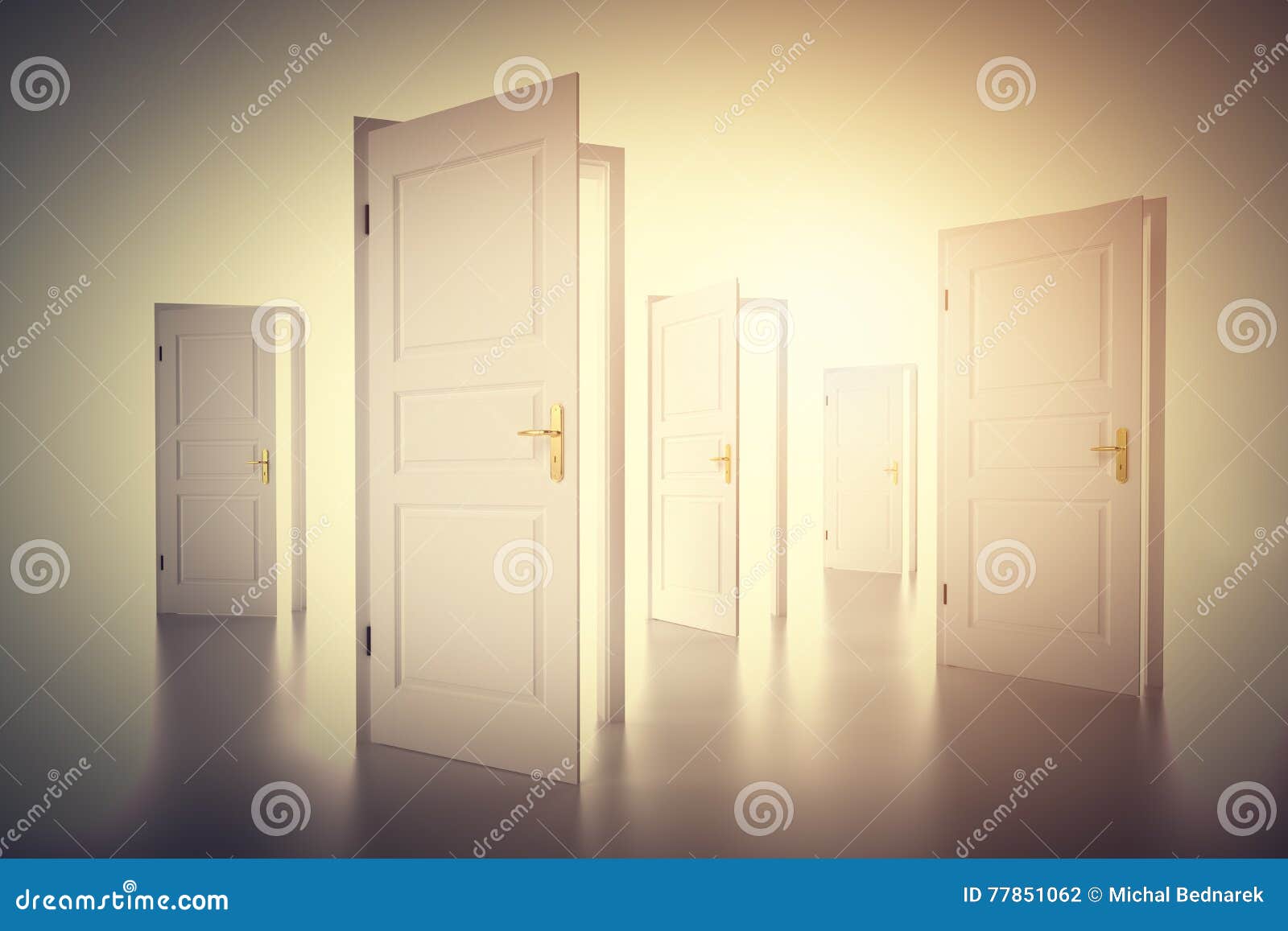 many ways to choose from, open doors. decision making