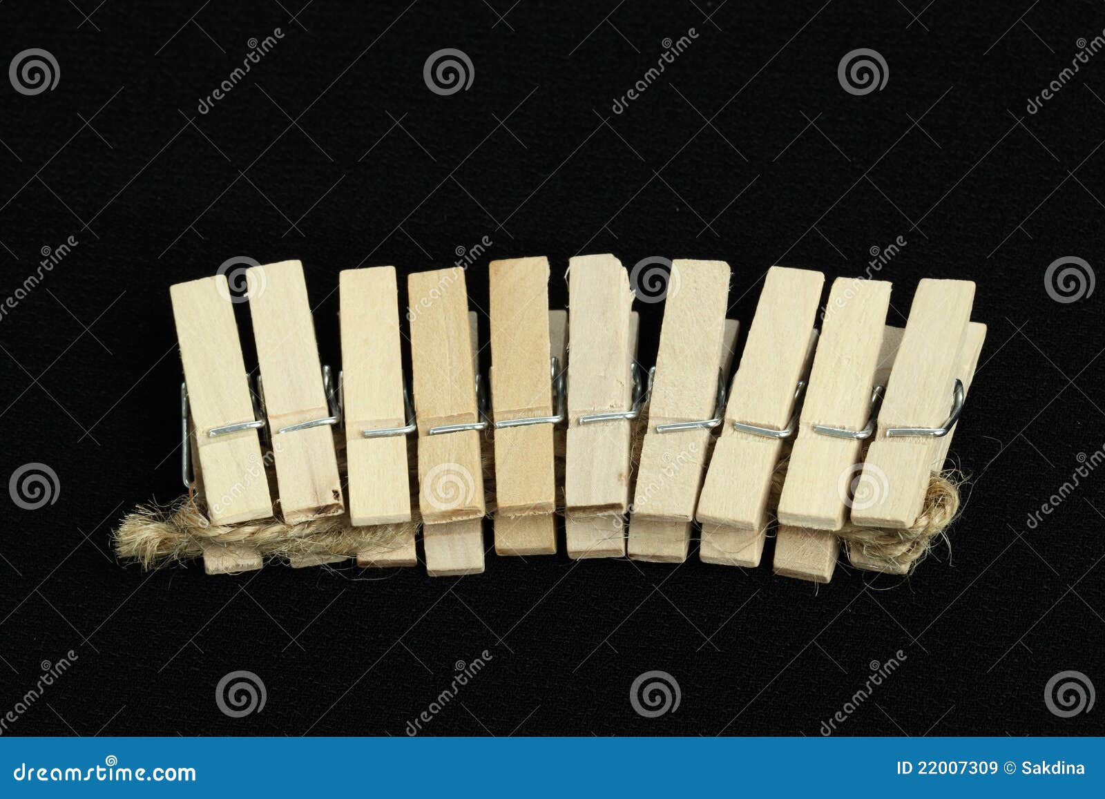 Many wood clips stock image. Image of object, bright 22007309