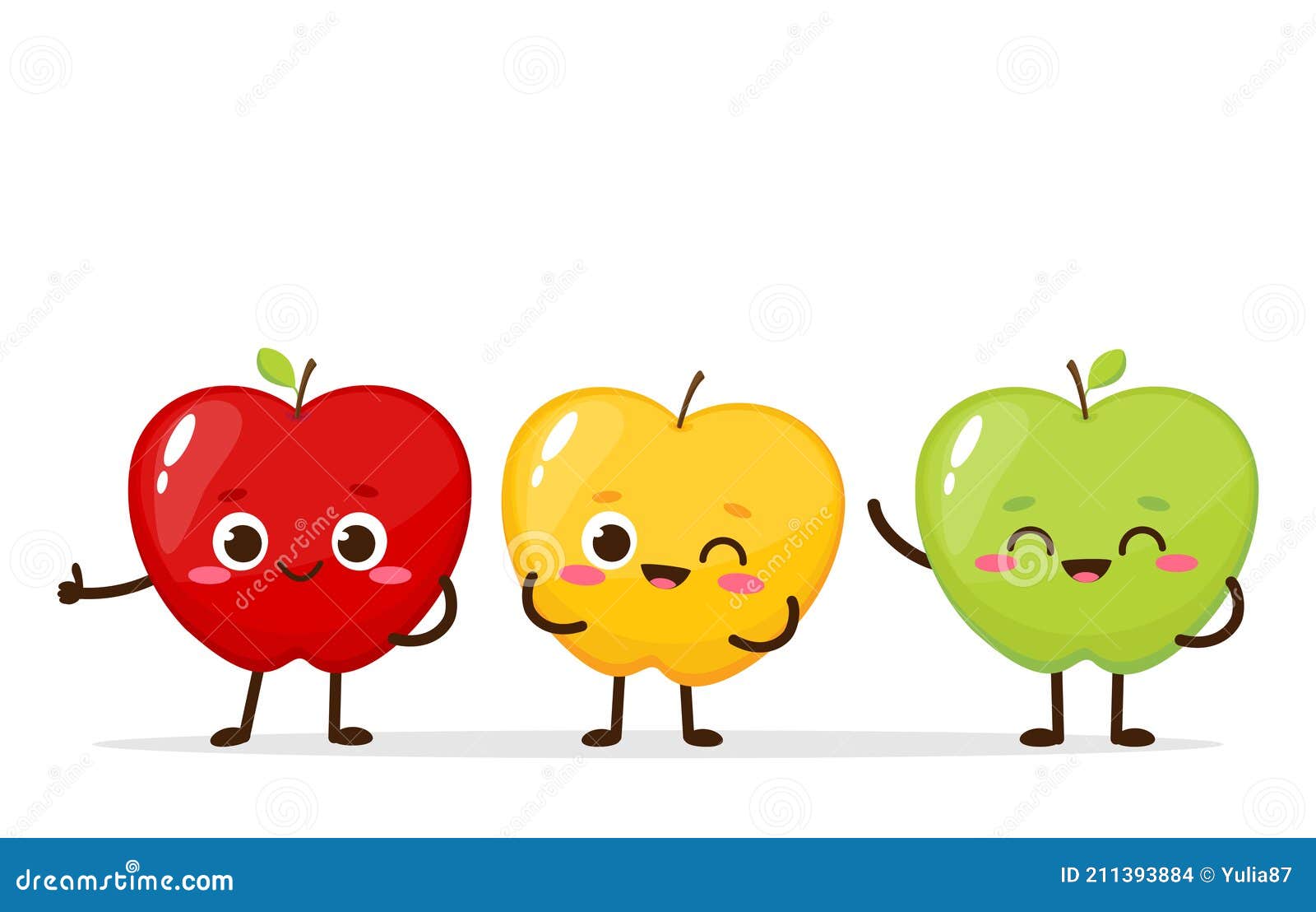 Dibujos Animados Manzanas Rojas Verdes Y Amarillas Ilustración del Vector - Ilustración de cabrito, feliz: 211393884 Dibujos Animados Manzanas Rojas Verdes Y Amarillas Ilustración del Vector - Ilustración de cabrito, feliz: 211393884