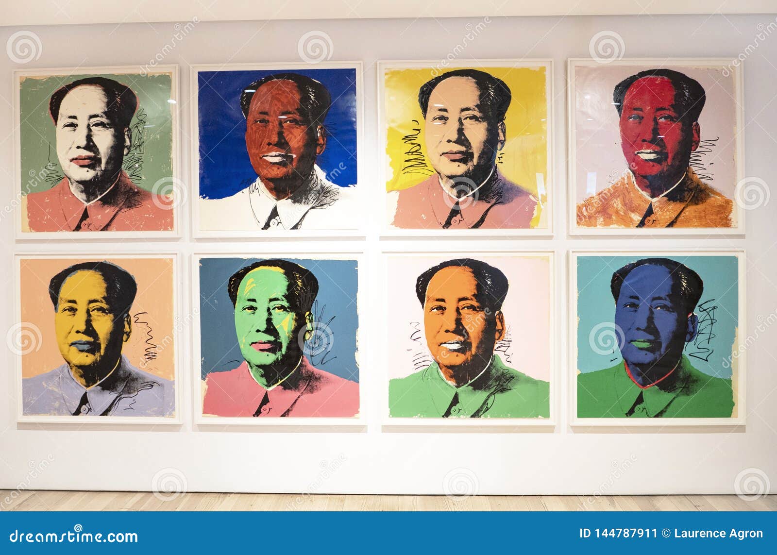 Andy Warhol  Mao Wallpaper Five Copies 1974 printed in 1989  Artsy