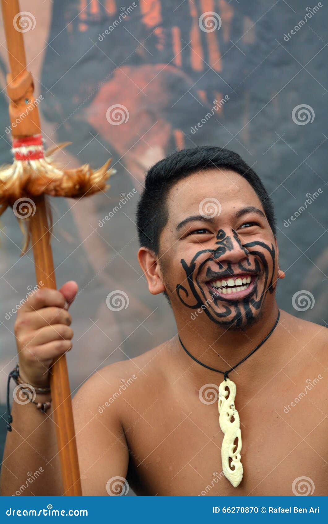 Maori Man In Traditional Greeting Editorial Image Image Maori Man In Traditional Greeting Editorial Image Image