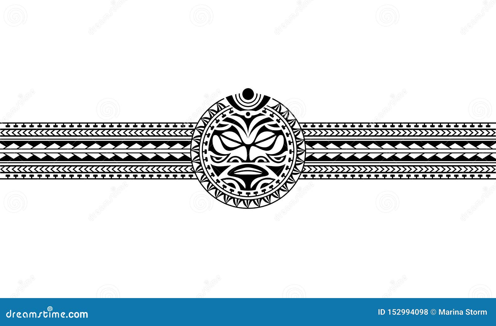 Maori Polynesian Tattoo Border Tribal Sleeve Pattern Vector. Stock Vector - Illustration of face, armband: 152994098 Maori Polynesian Tattoo Border Tribal Sleeve Pattern Vector. Stock Vector - Illustration of face, armband: 152994098