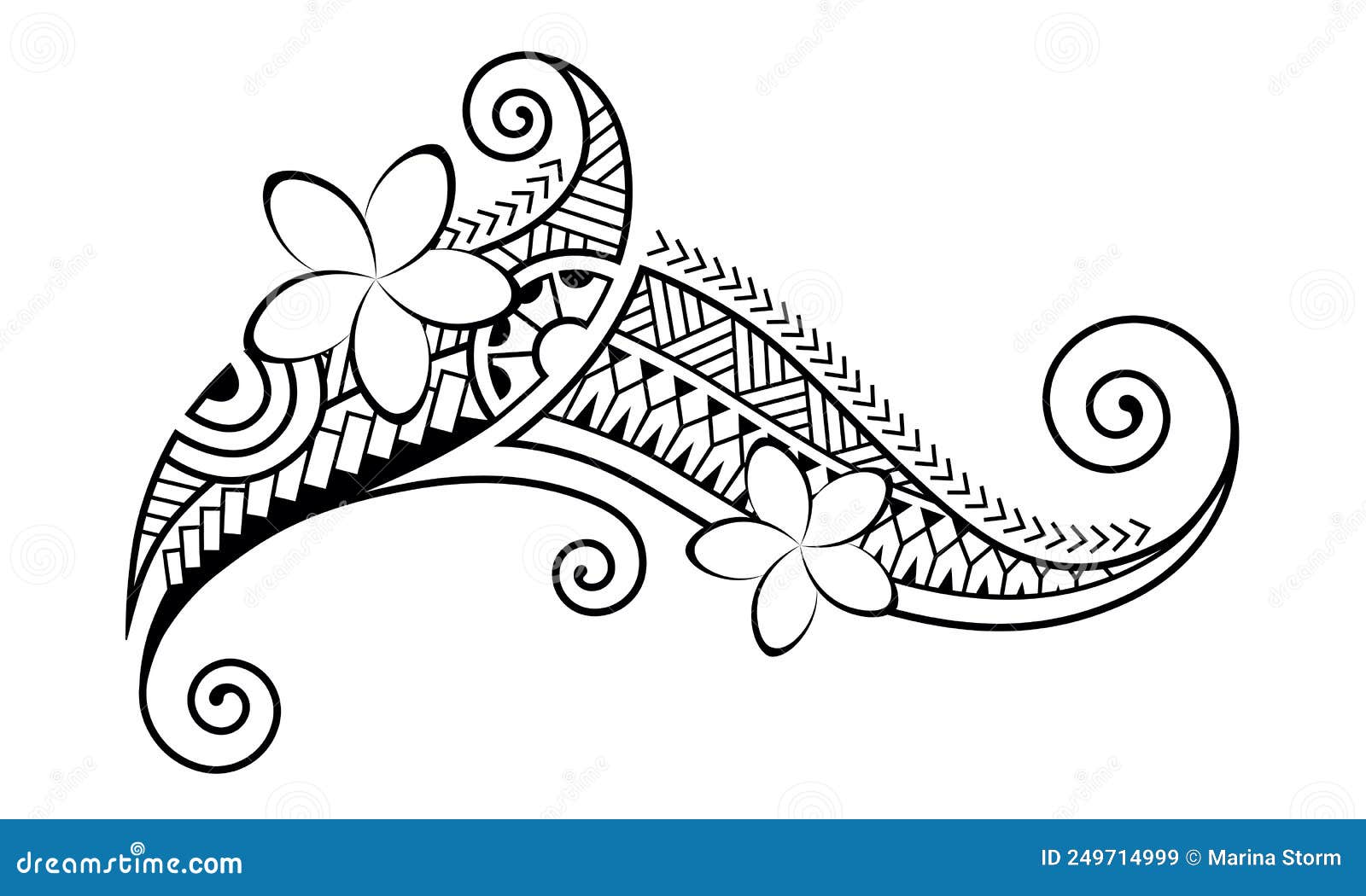 Tattoo maori design ethnic decorative oriental Vector Image