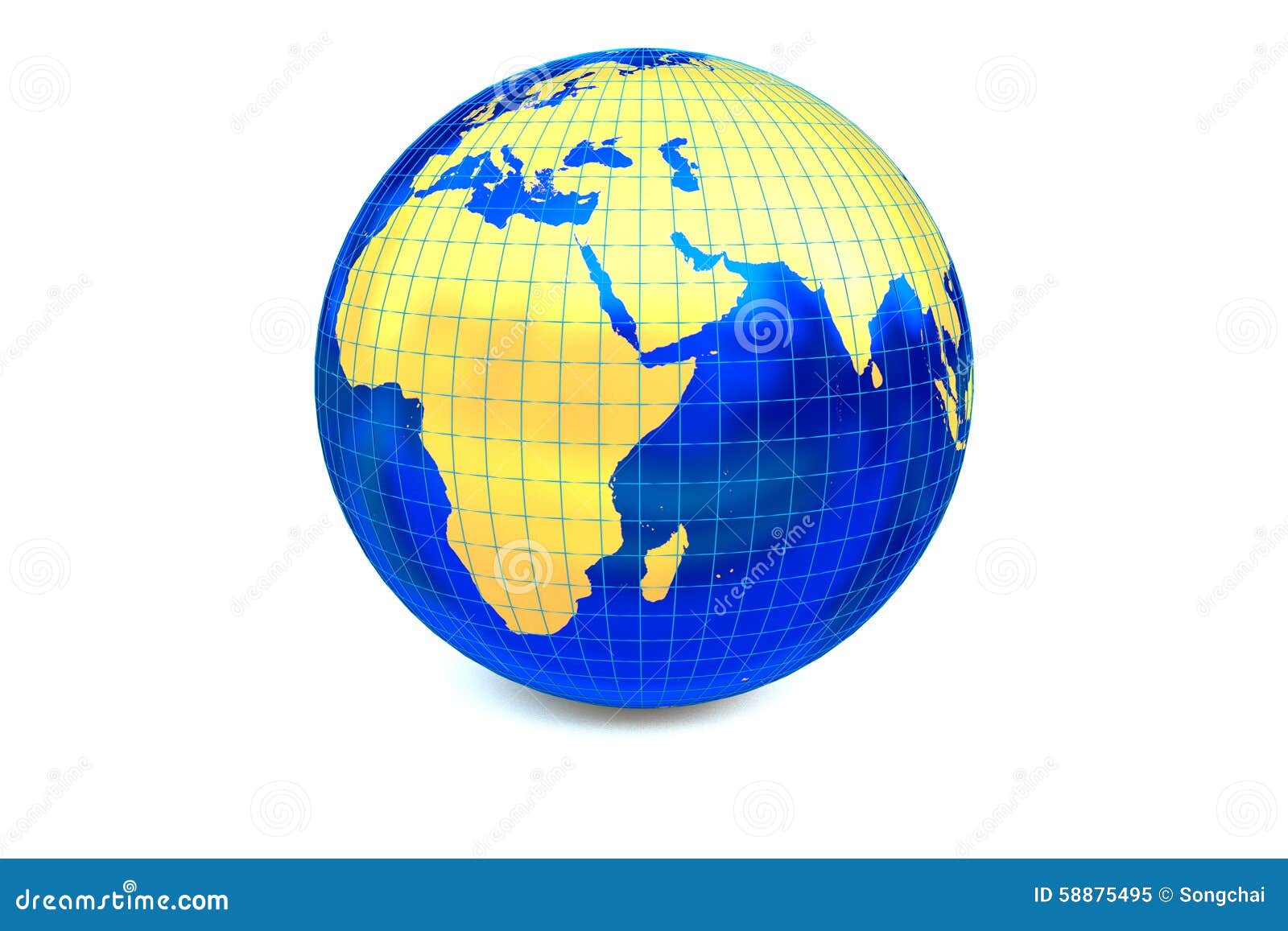 map of europe with longitude and latitude