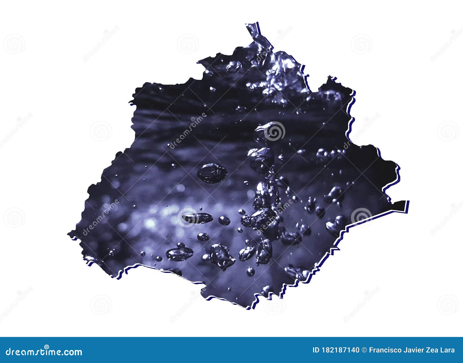 Background For Water Care Issues In Aguascalientes, Mexico Stock Photo