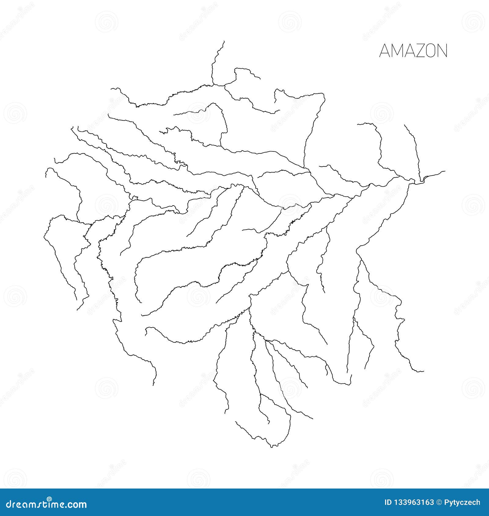 Amazon River Map Stock Illustrations 137 Amazon River Map Stock Illustrations Vectors Clipart Dreamstime