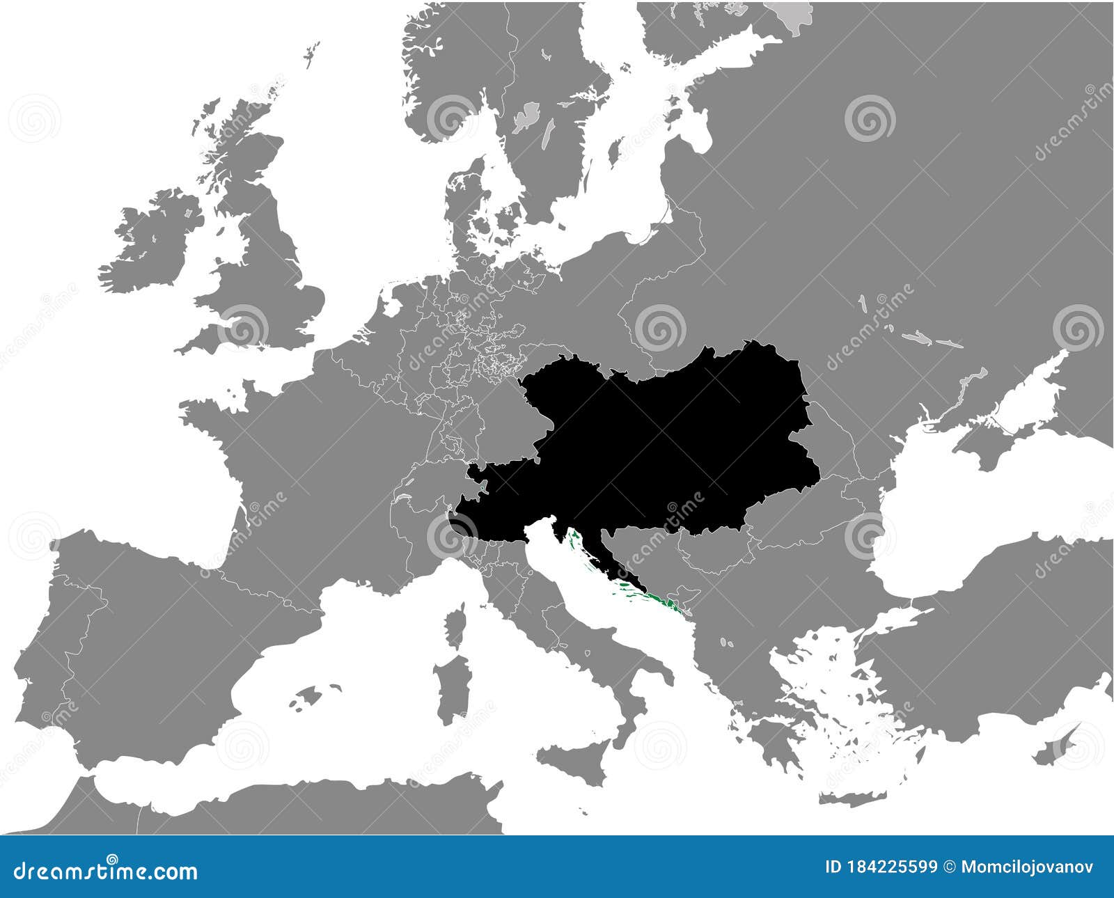 blank map of europe 1815