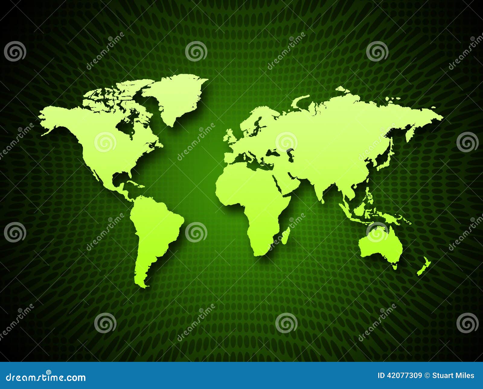 Map Background Shows Geography of Globe and Countries Stock