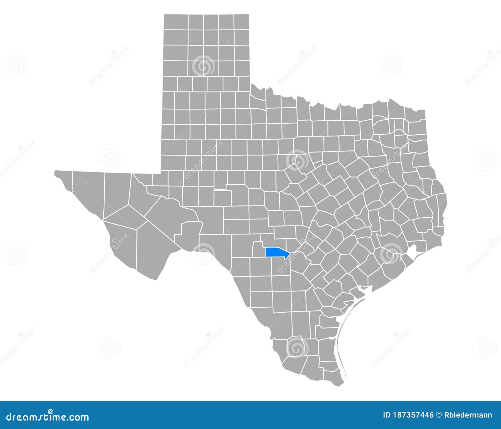 map of bandera in texas