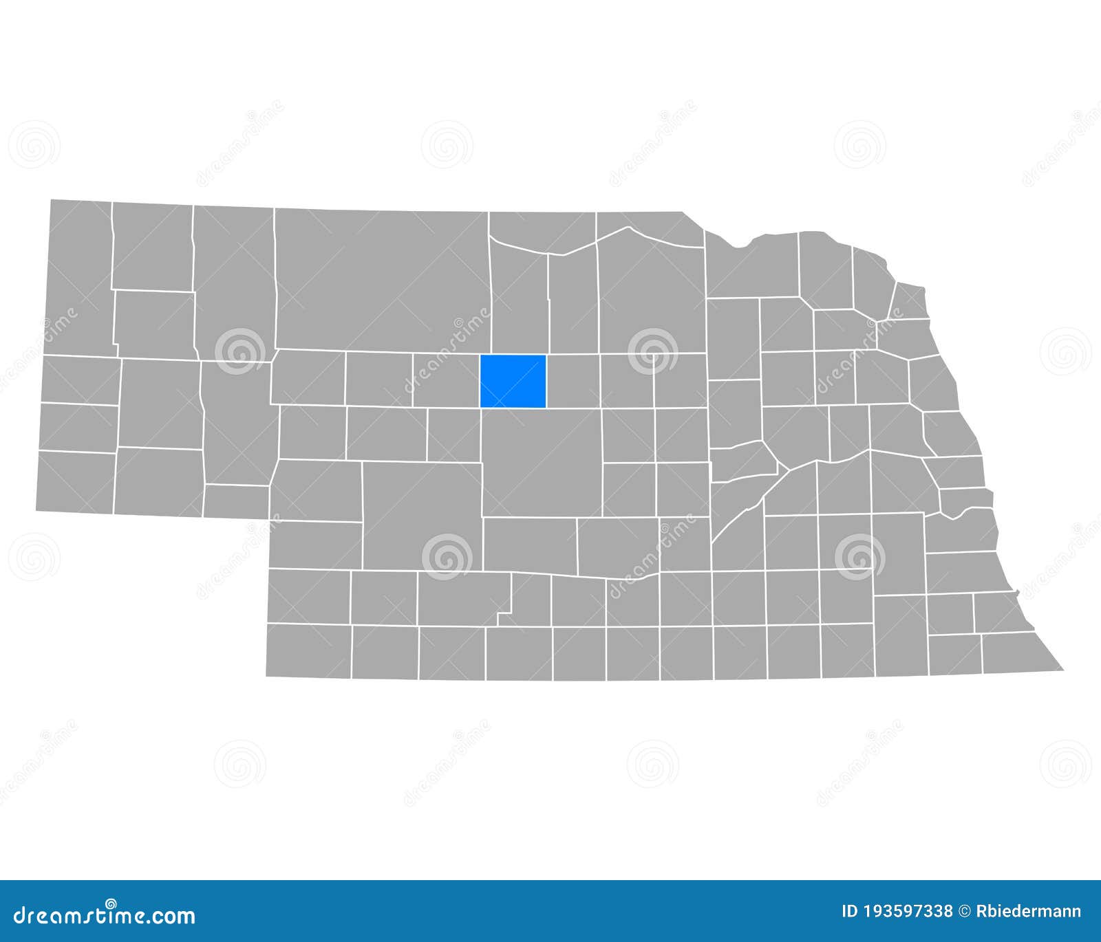 map of blaine in nebraska