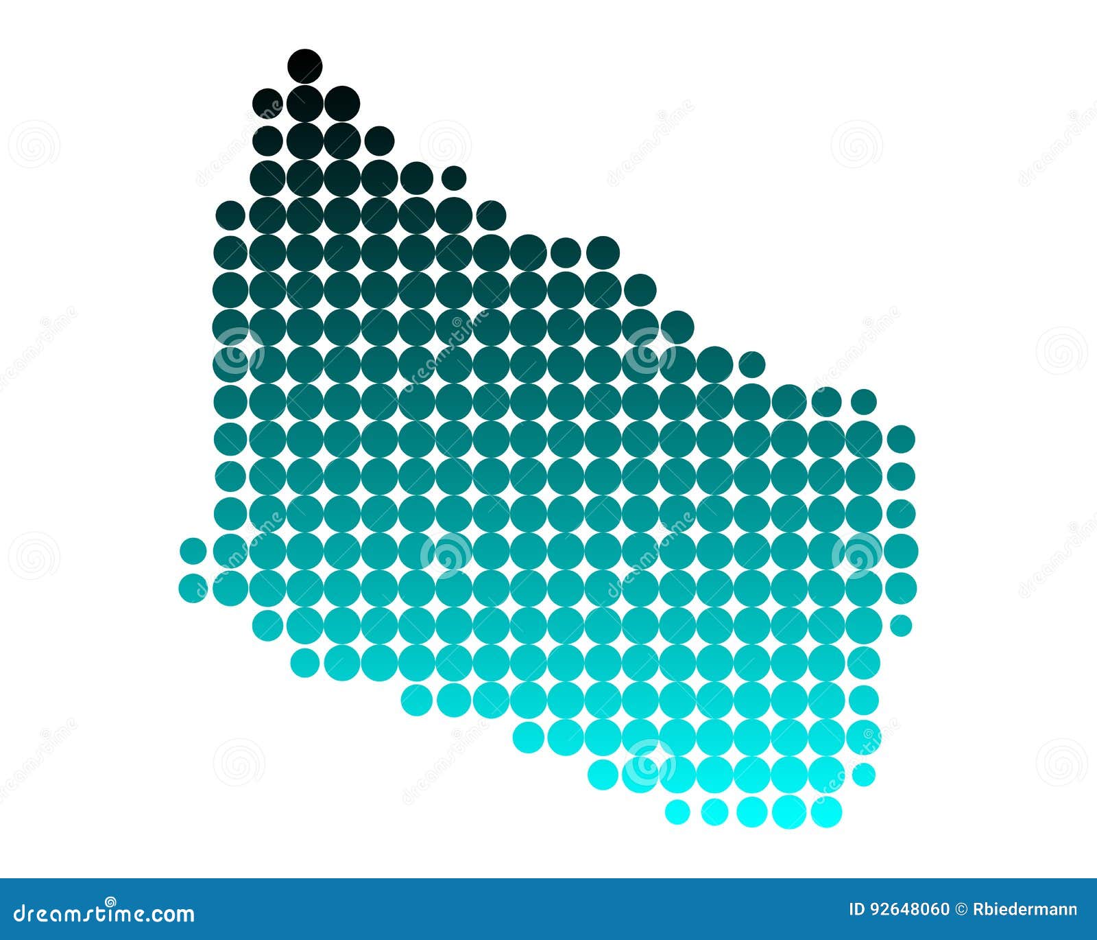 Map of Bornholm stock vector. Illustration of geography 92648060