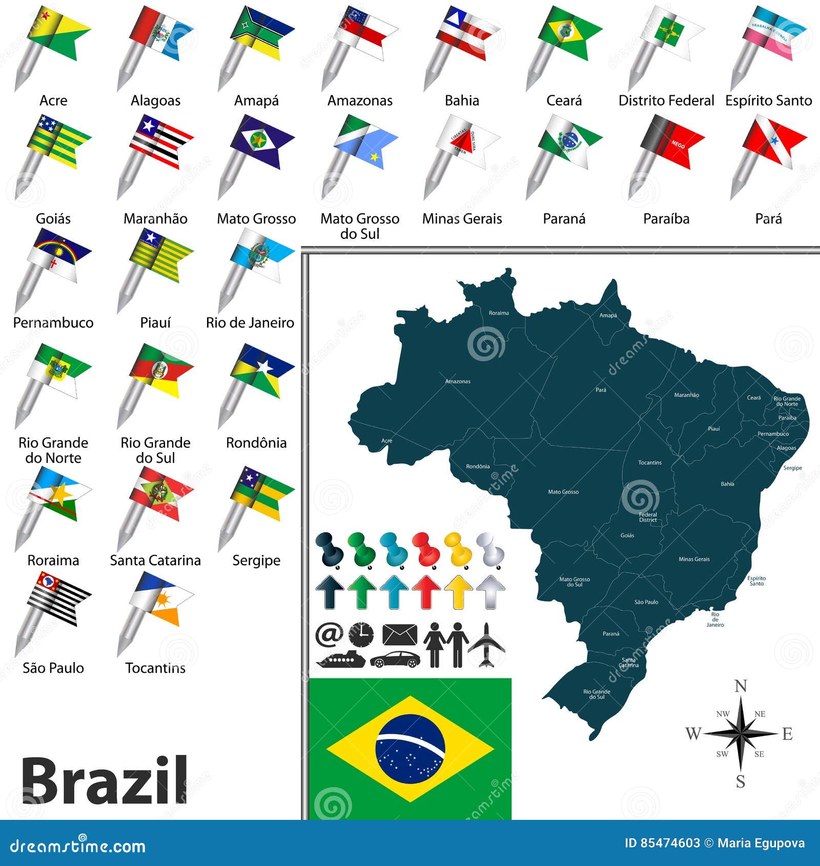 Quiz: Você conhece as bandeiras dos Estados da Amazônia? - Portal Amazônia