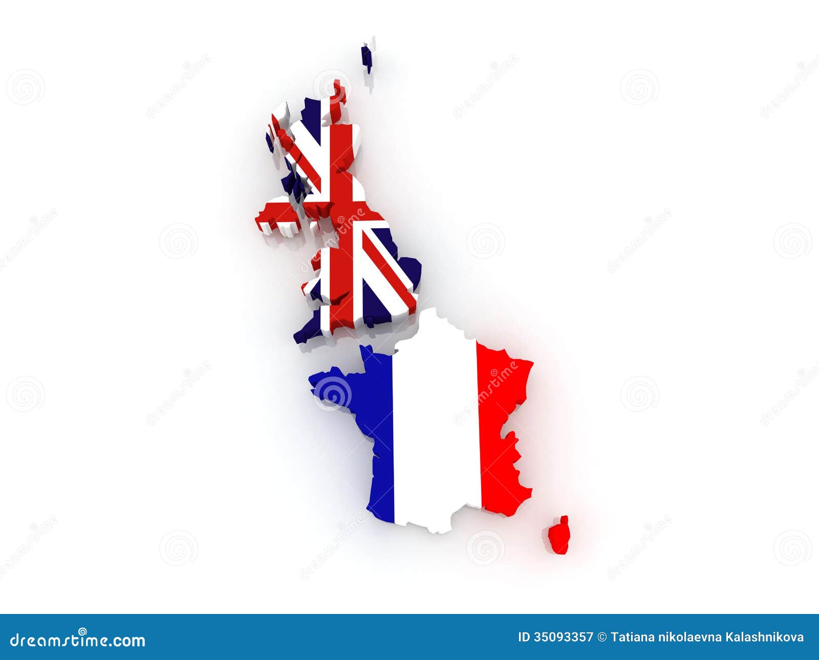 Map of Britain and France. stock illustration. Illustration of europe Map England And France