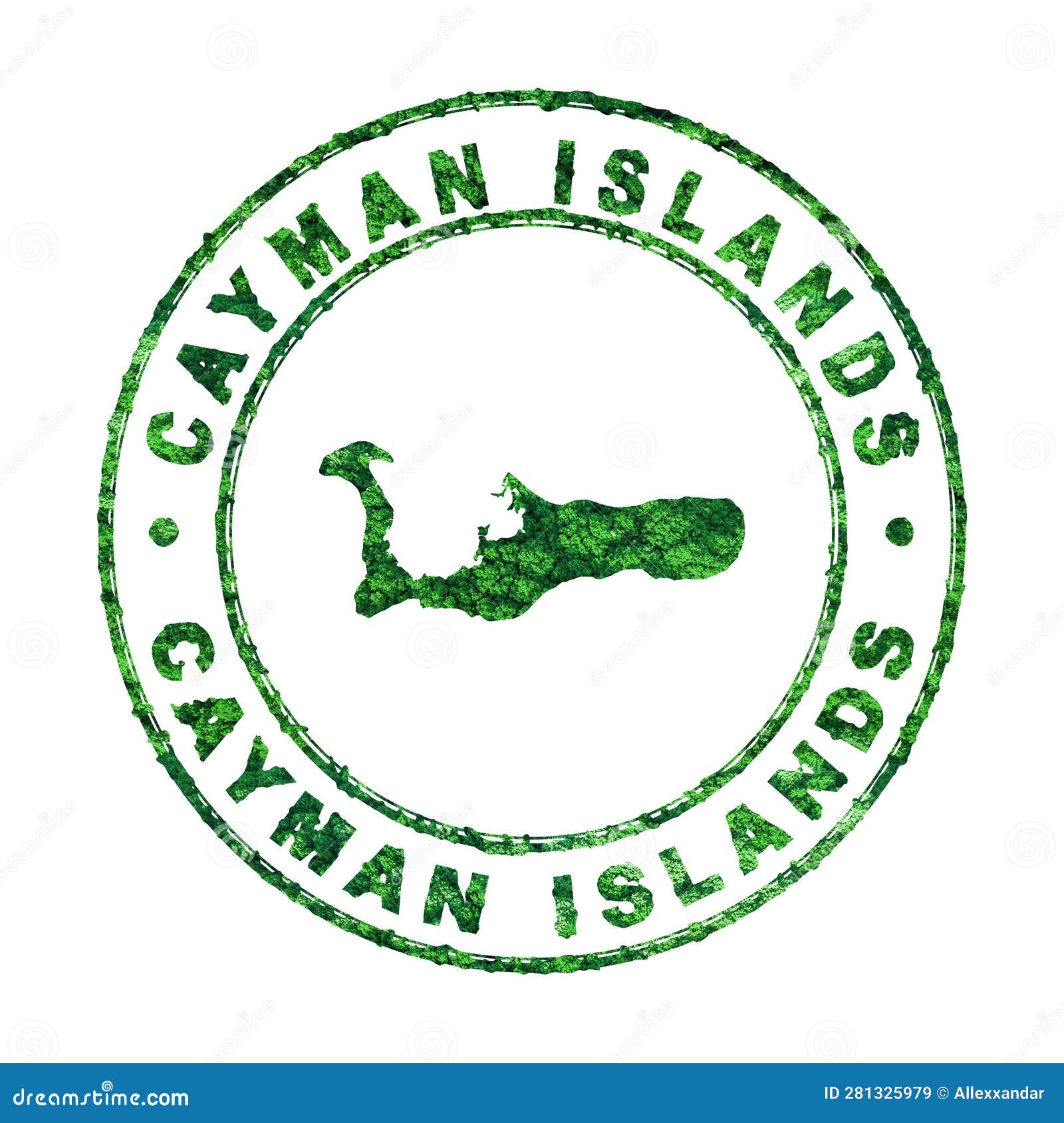 Map of Cayman Islands, Postal Stamp, Sustainable Development, CO2 ...