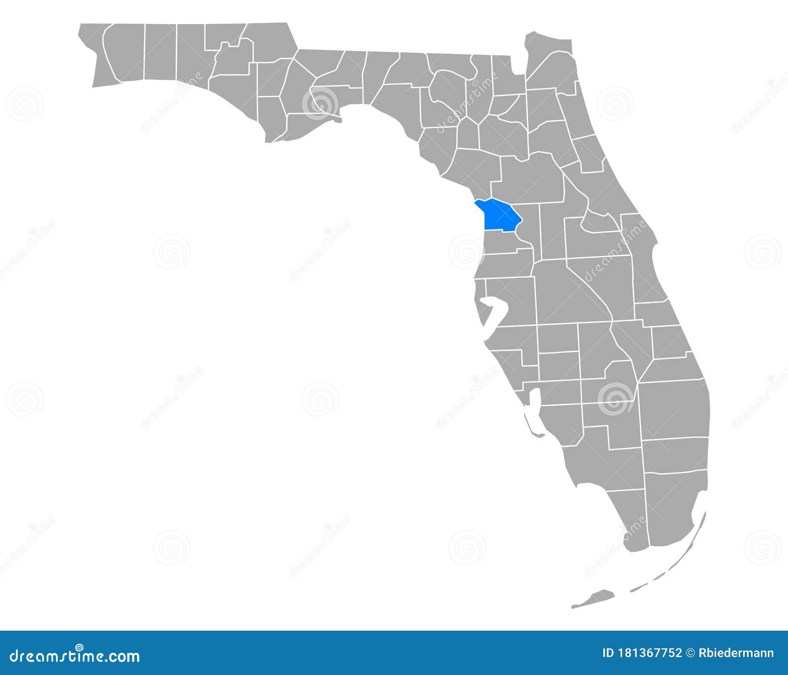 Map of Citrus in Florida stock vector. Illustration of citrus 181367752