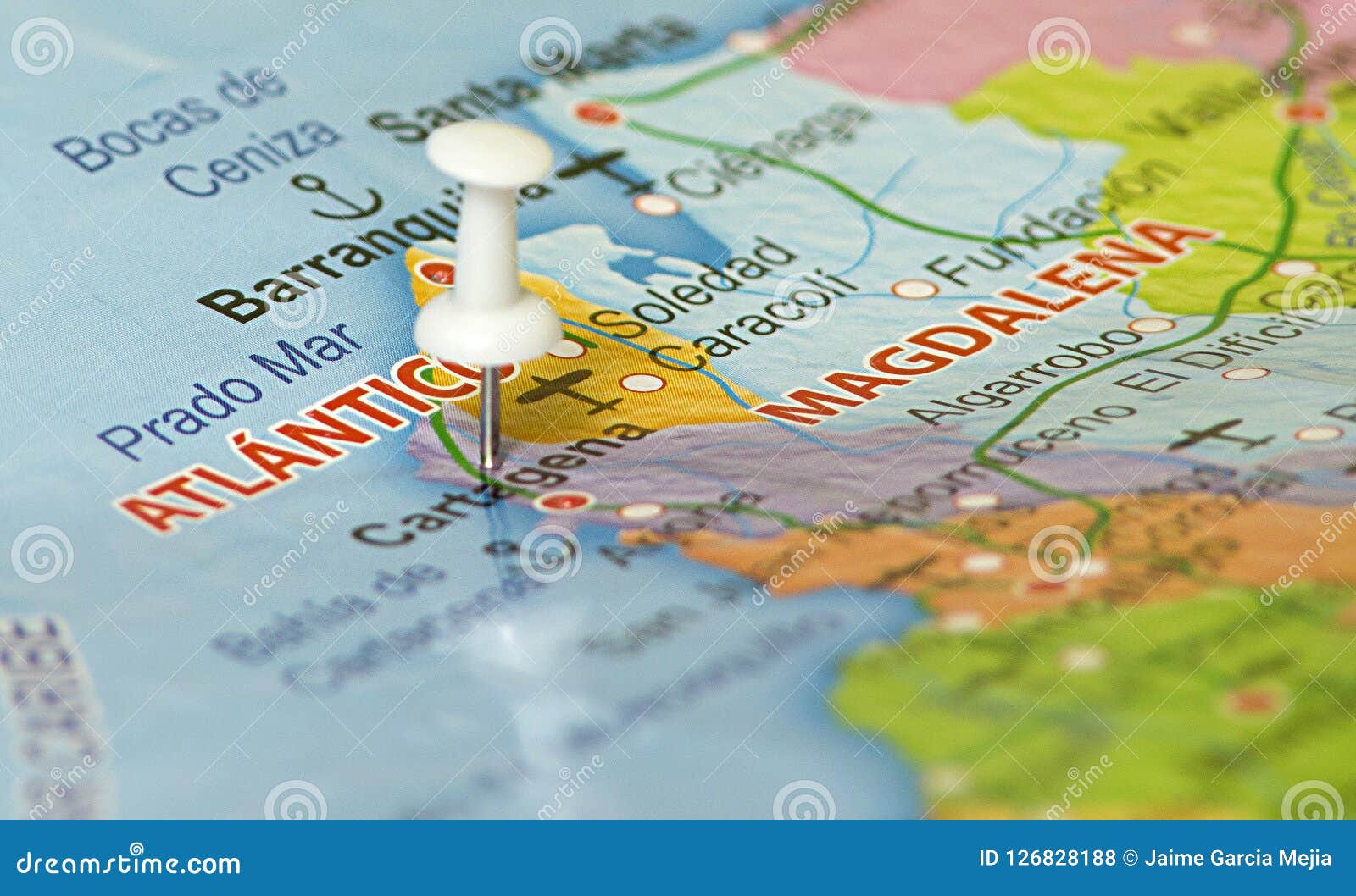 geographical location of cartagena colombia stock photo geographical concepts