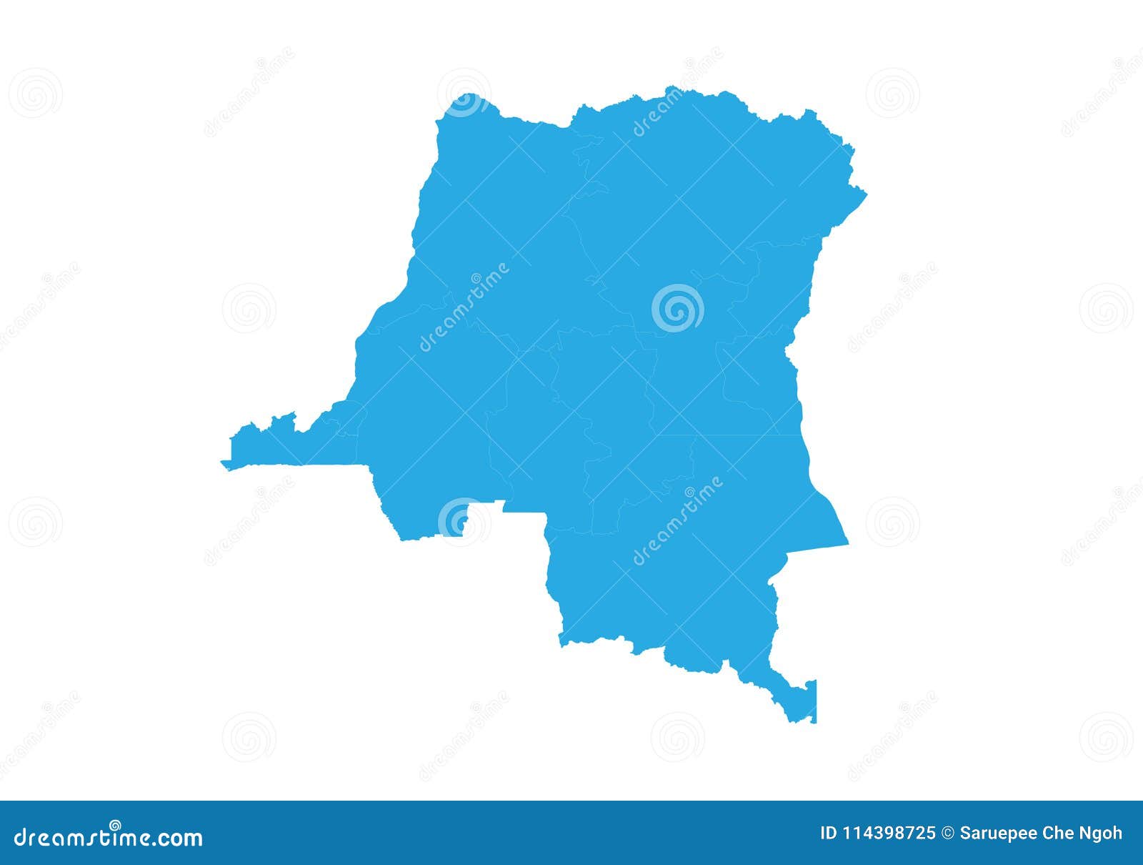 map of congo replublic. high detailed  map - congo replublic.