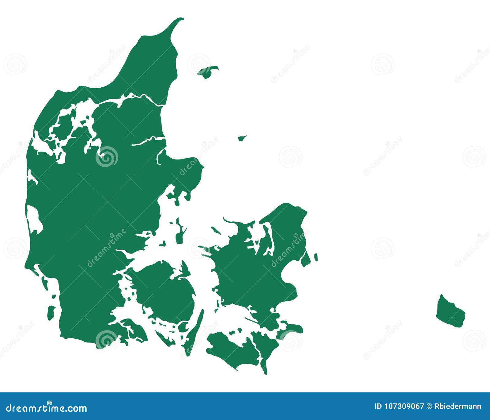 map of denmark