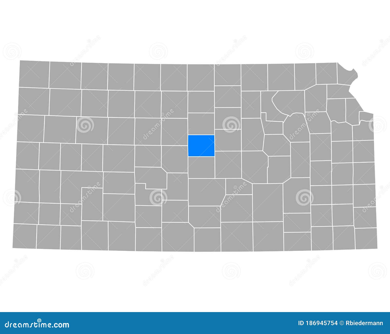 Map of Ellsworth in Kansas stock vector. Illustration of region 186945754